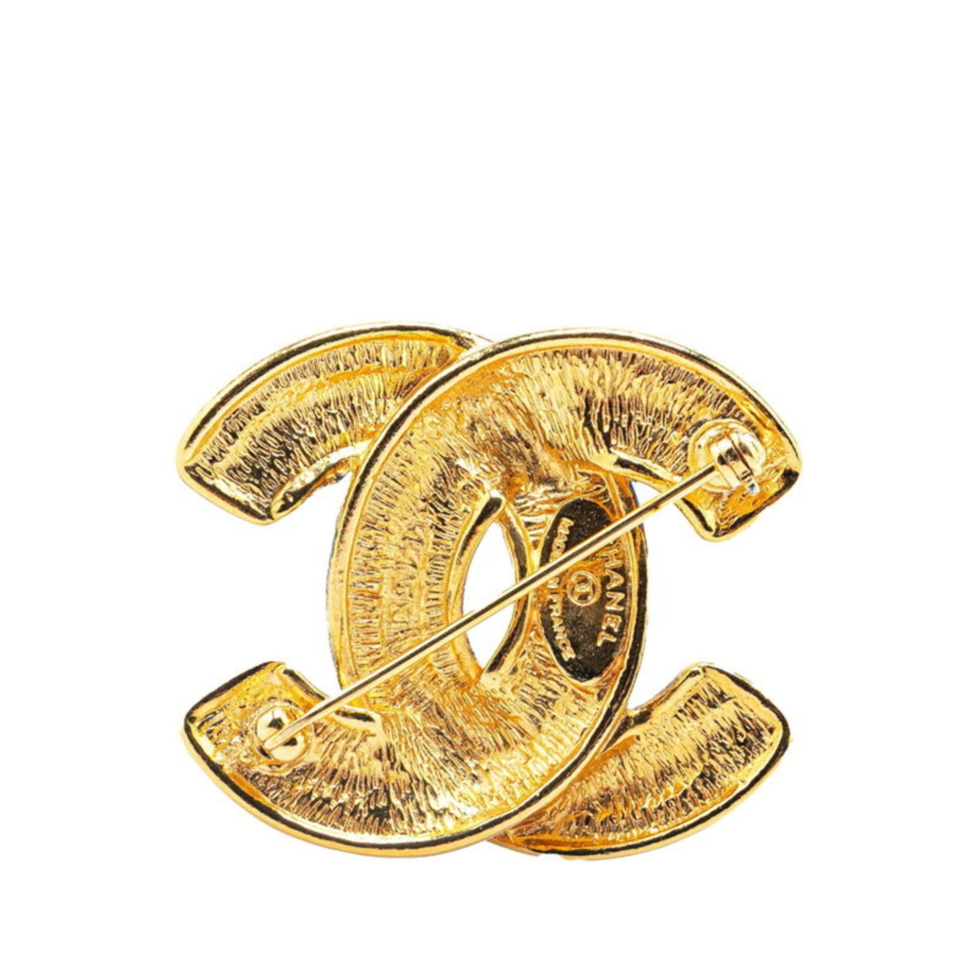 Chanel Coco Mark, Gold, Gold Plated, brooch