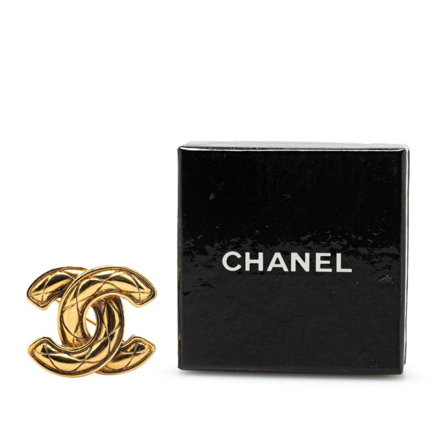 Chanel Coco Mark, Gold, Gold Plated, brooch