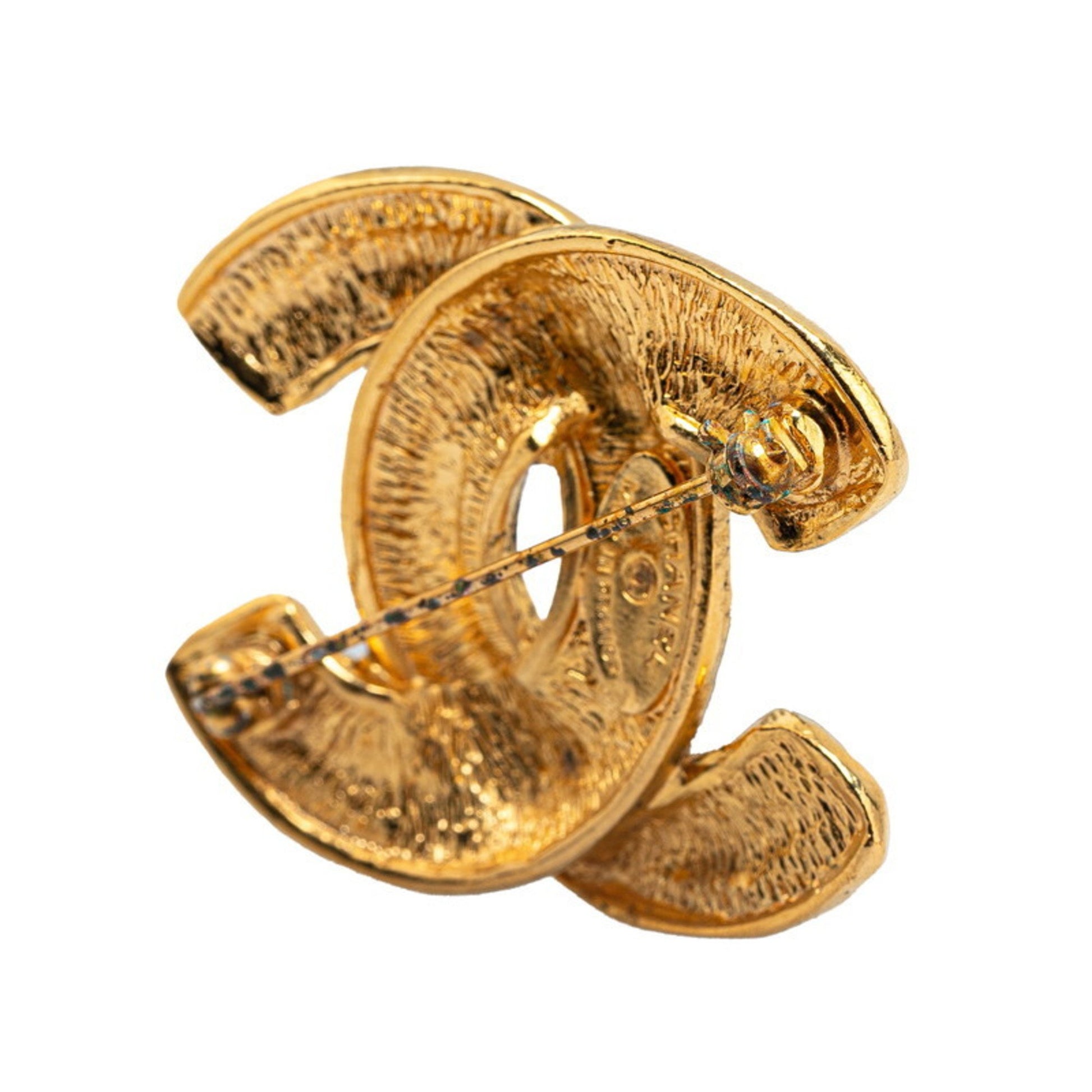 Chanel Coco Mark, Gold, Gold Plated, brooch