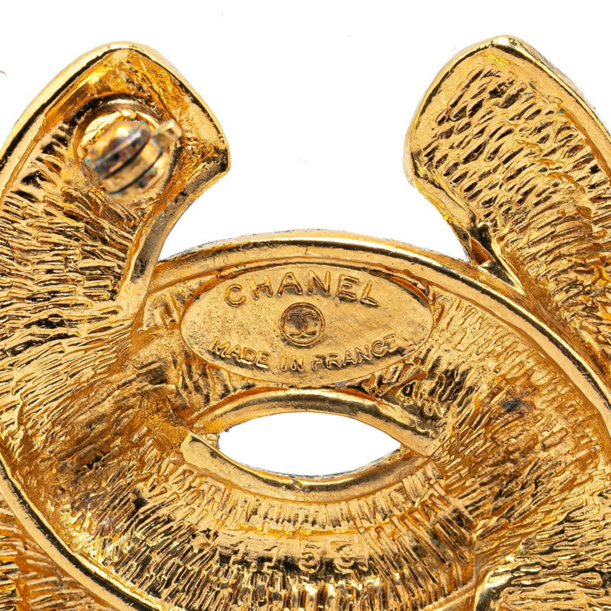 Chanel Coco Mark, Gold, Gold Plated, brooch