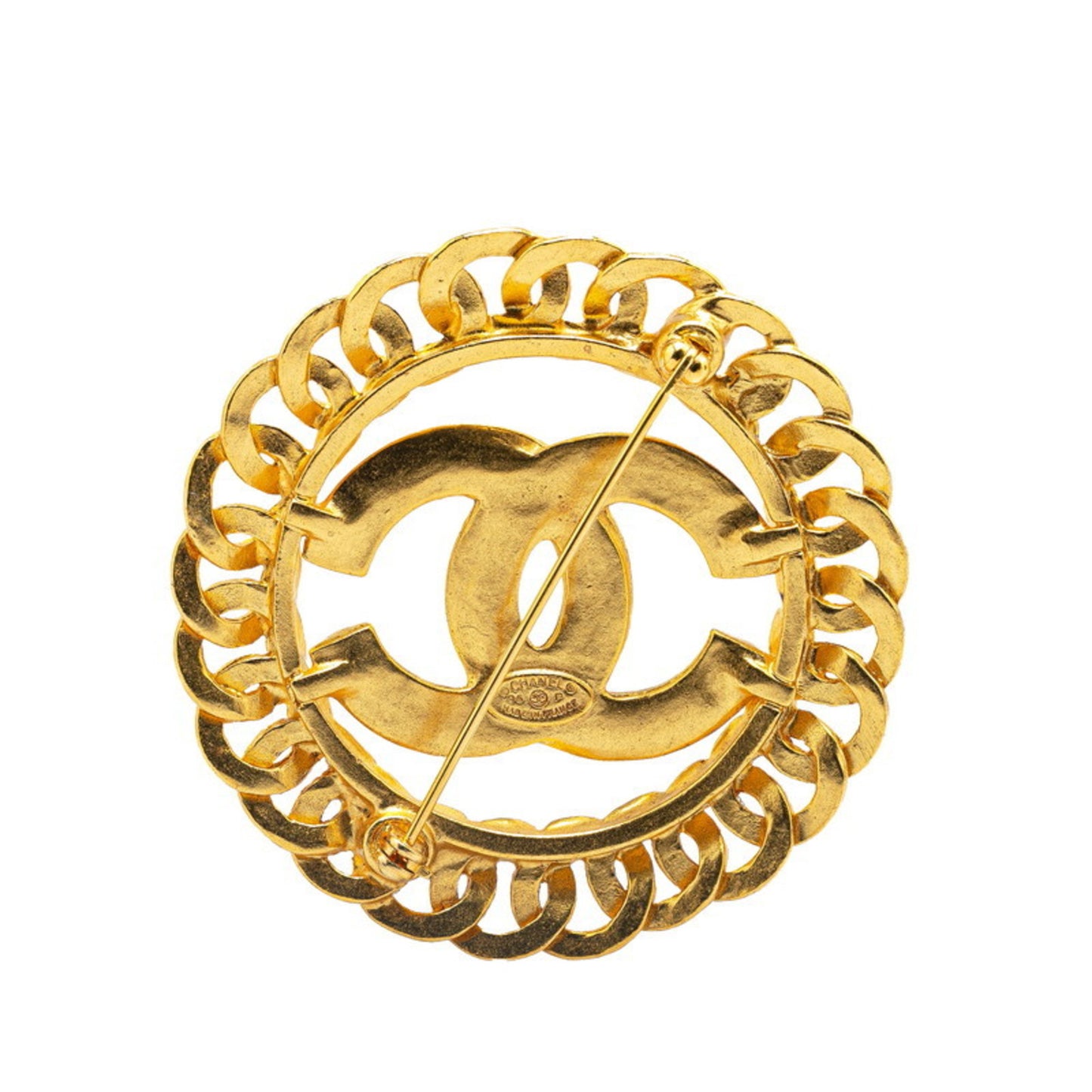 Chanel Coco Mark, Gold, Gold Plated, brooch