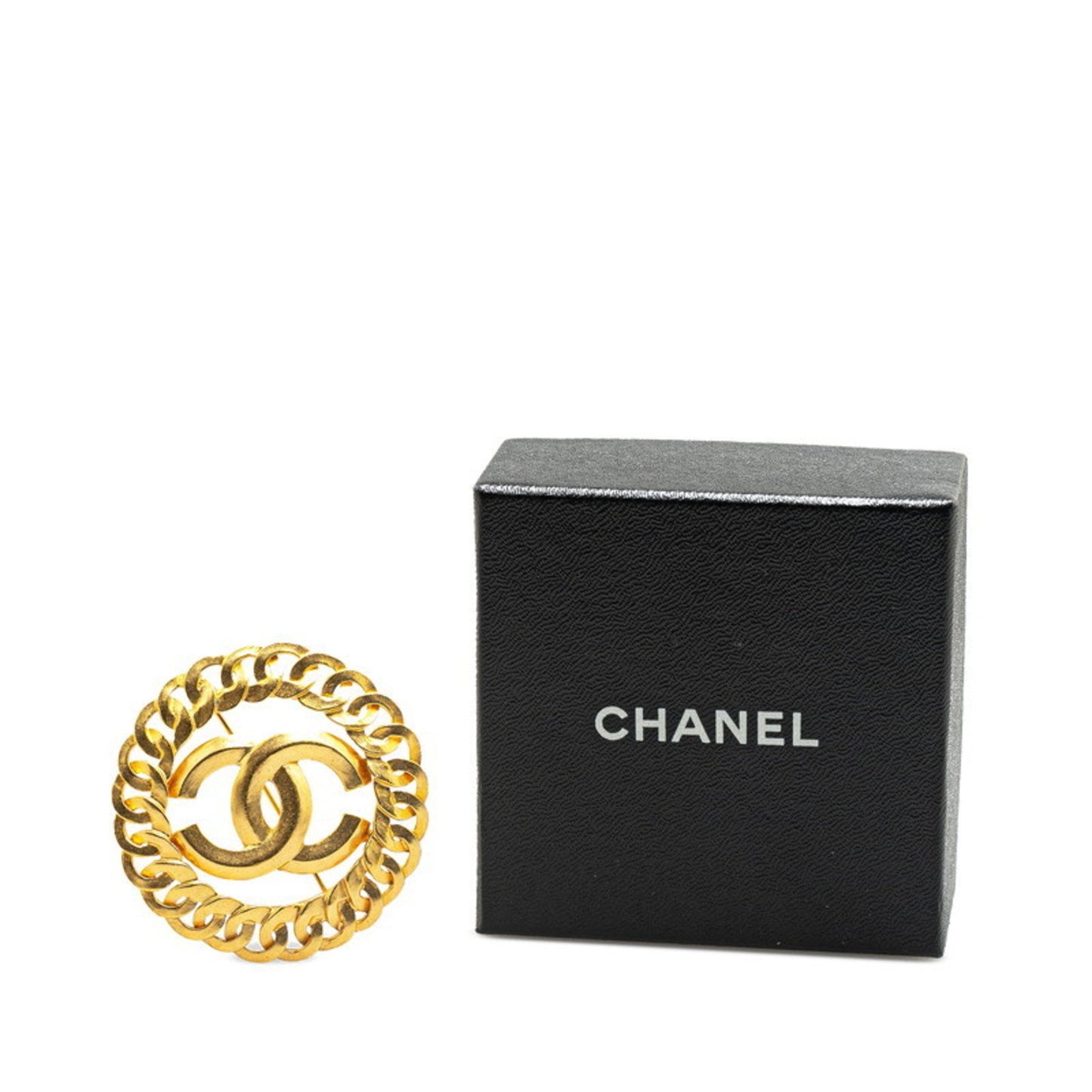 Chanel Coco Mark, Gold, Gold Plated, brooch