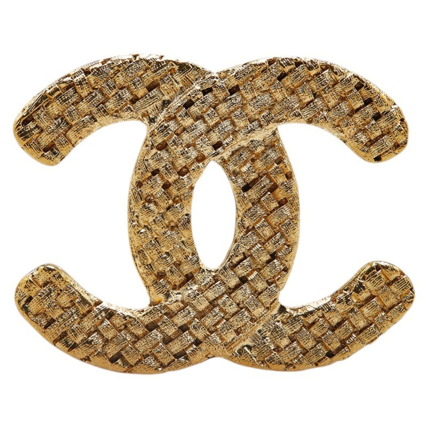 Chanel Coco Mark, Gold, Gold Plated, brooch