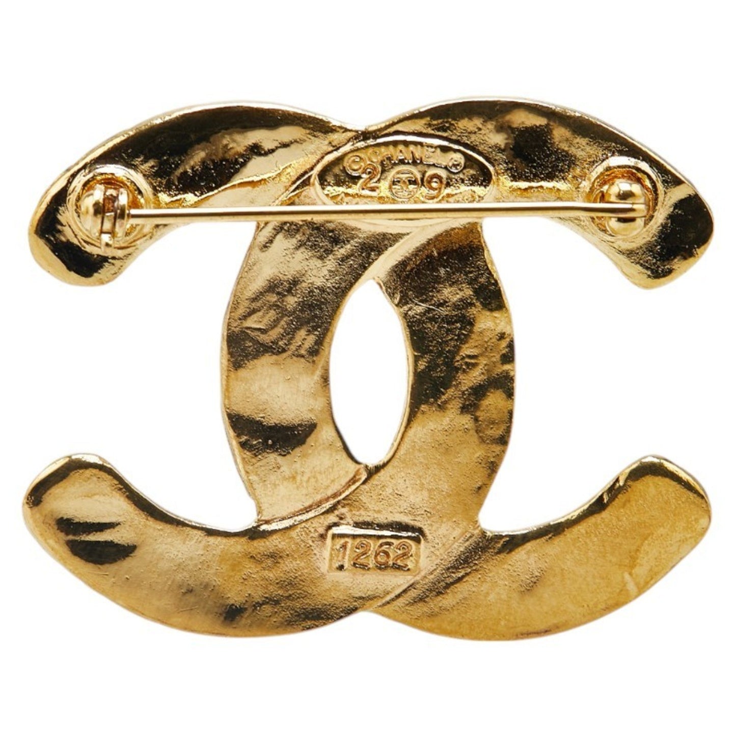 Chanel Coco Mark, Gold, Gold Plated, brooch