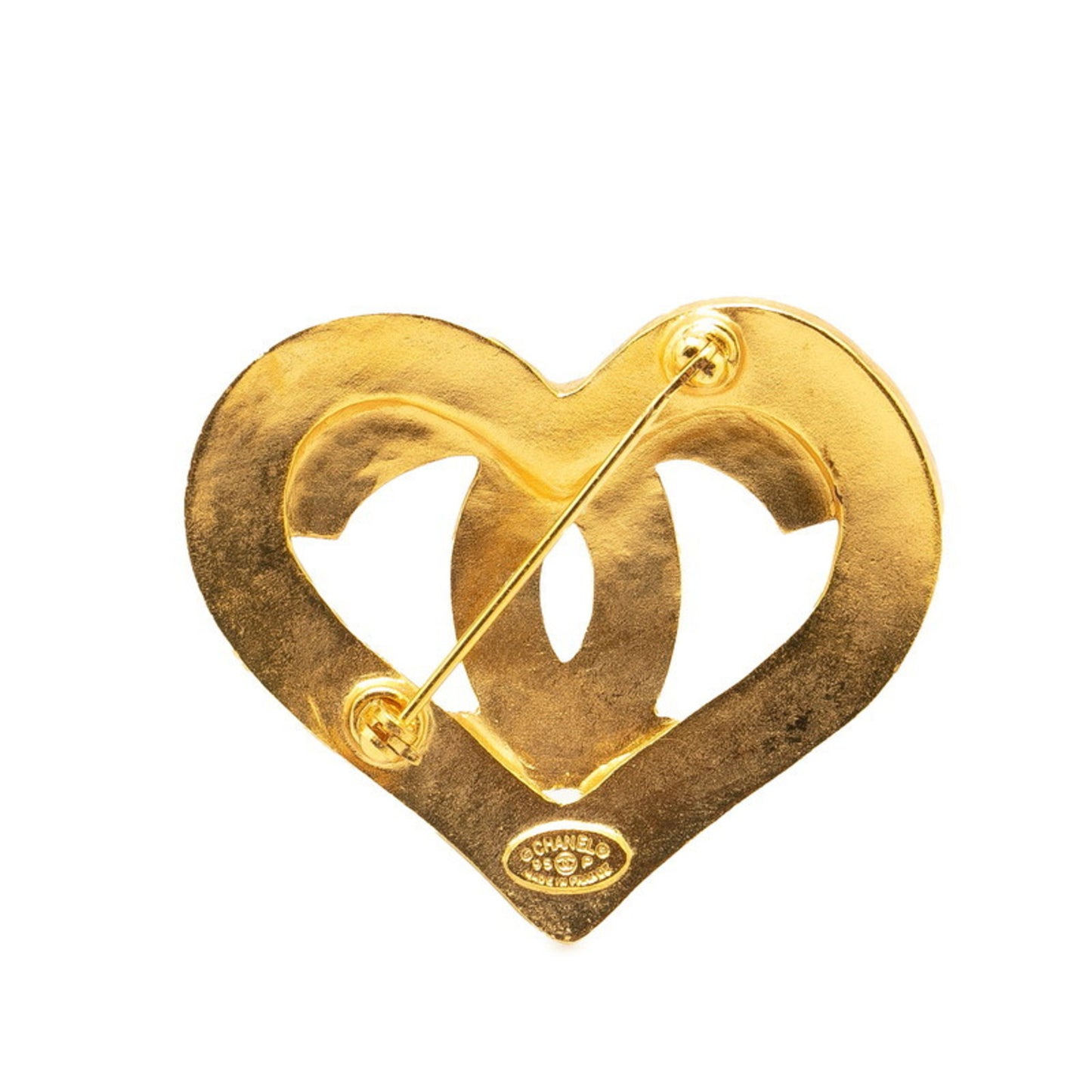 Chanel Coco Mark, Gold, Gold Plated, brooch