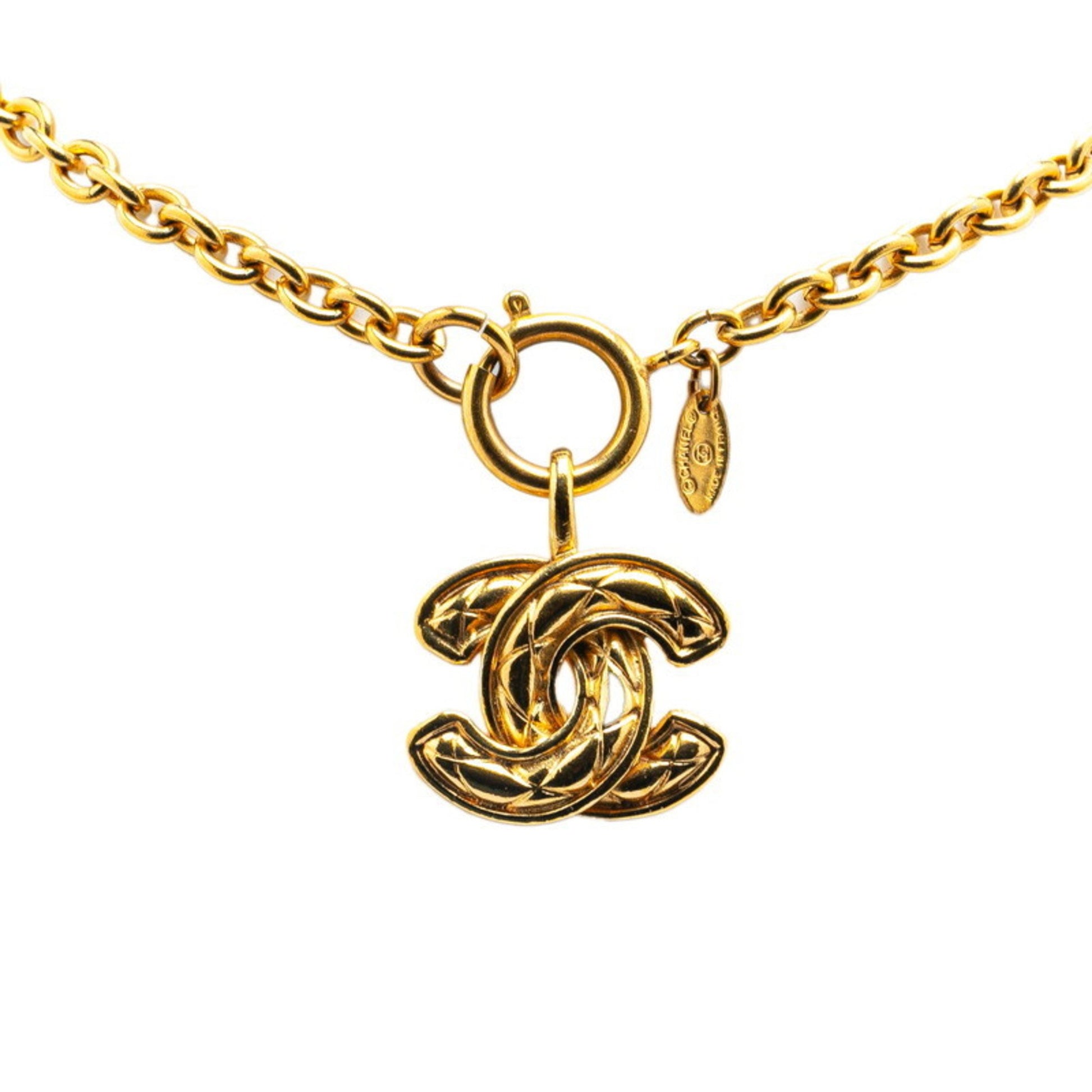 Chanel Coco Mark, Gold, Gold Plated, necklace