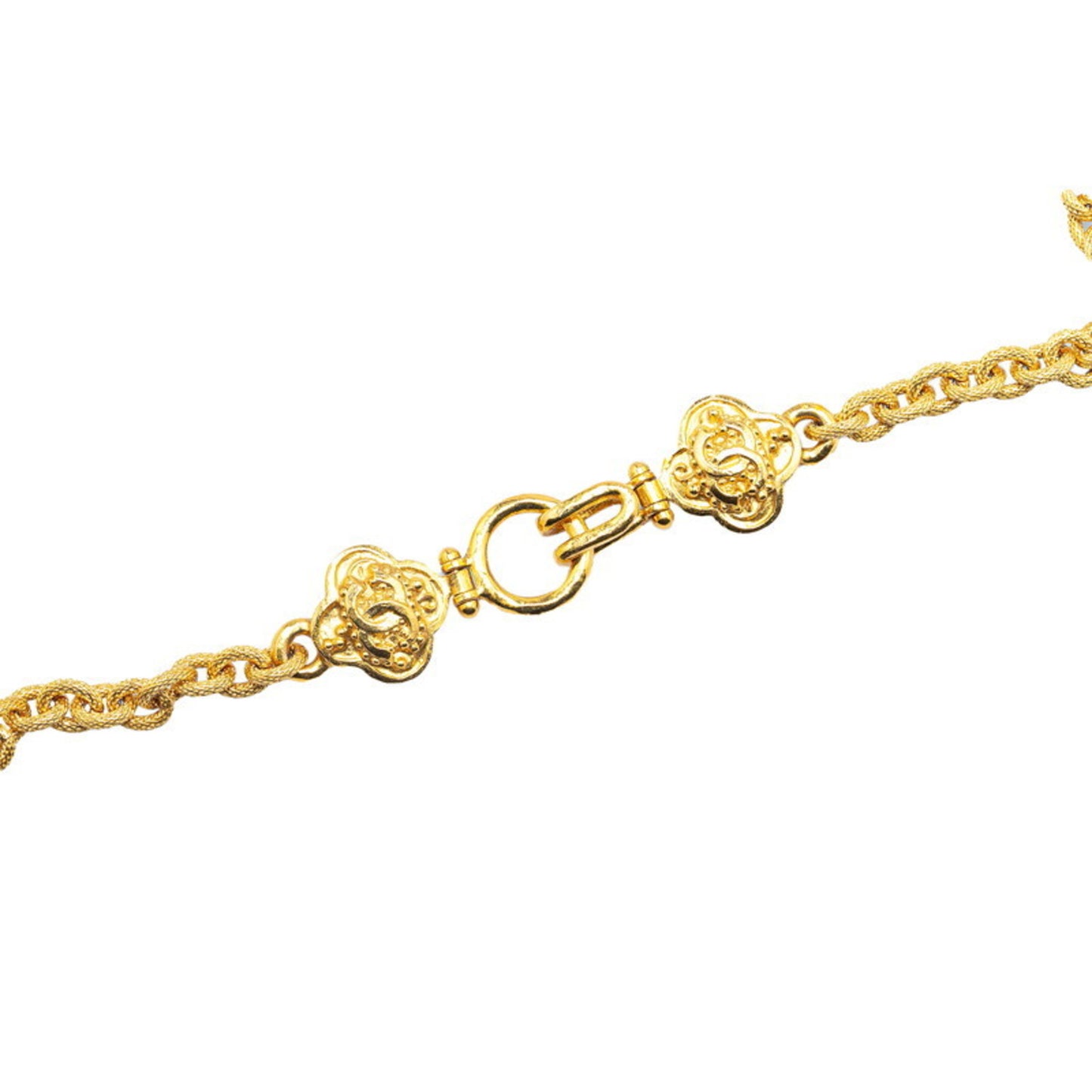 Chanel Coco Mark, Gold, Metal, necklace