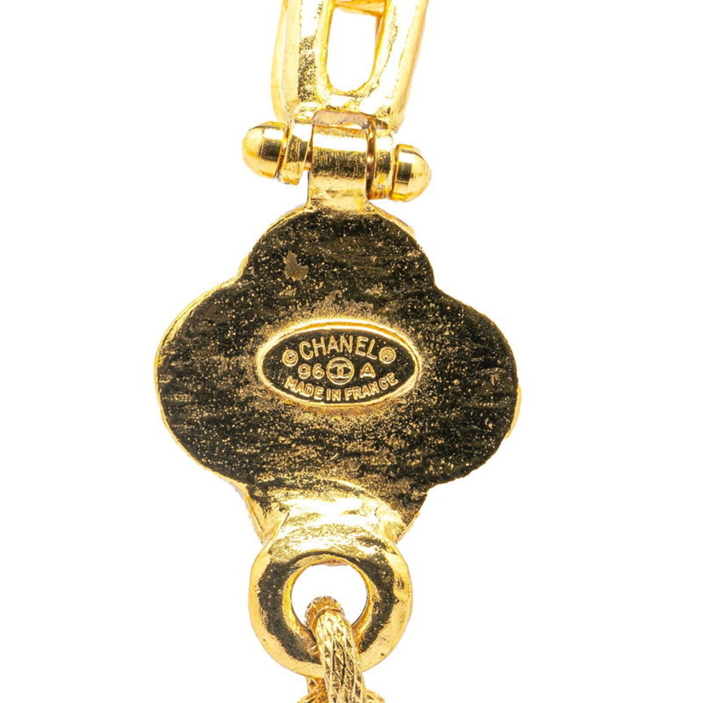 Chanel Coco Mark, Gold, Metal, necklace