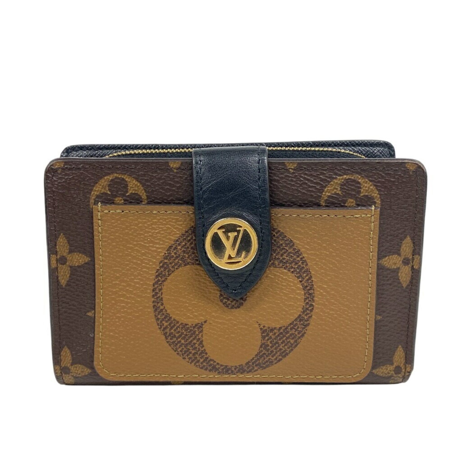 Louis Vuitton Juliette, Black, Canvas, wallet