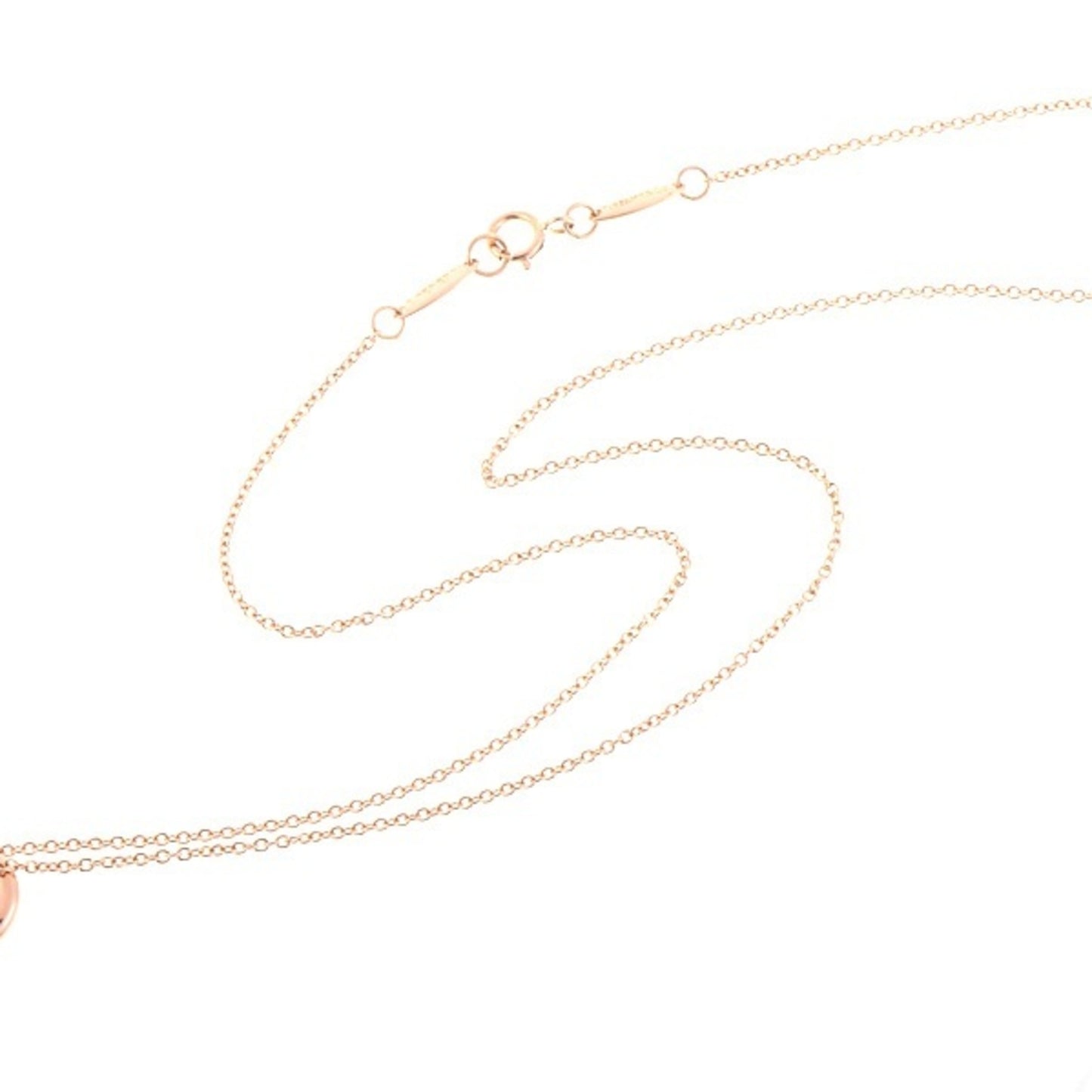 Tiffany & Co Open Heart, Gold, Rose Gold, necklace