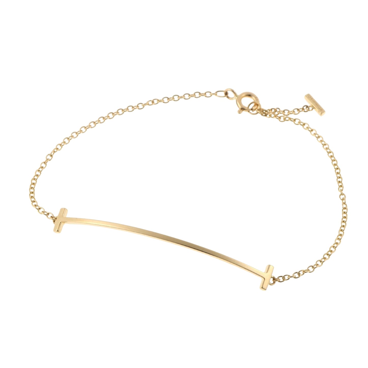 Tiffany & Co T Smile, Gold, Yellow Gold, bracelet