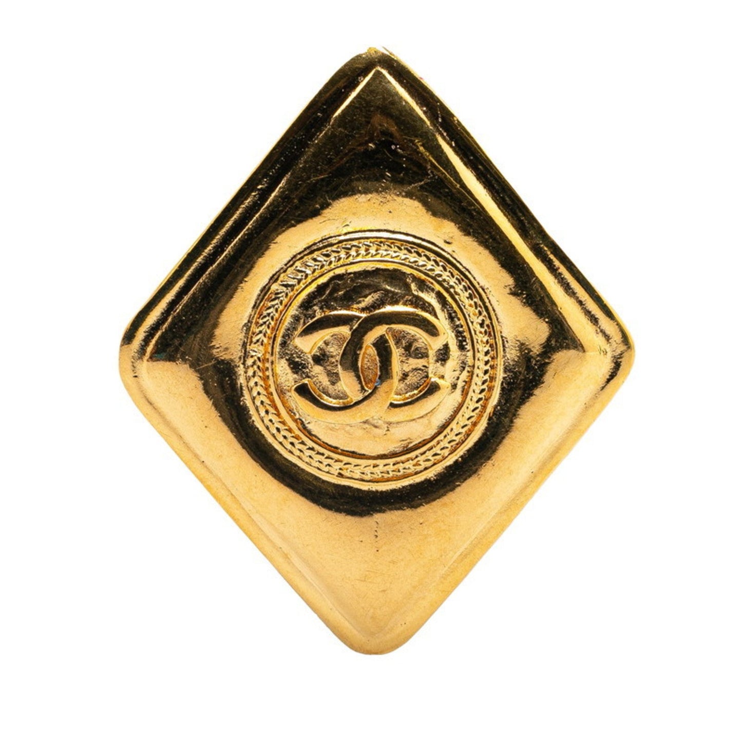 Chanel Coco Mark, Gold, Gold Plated, brooch