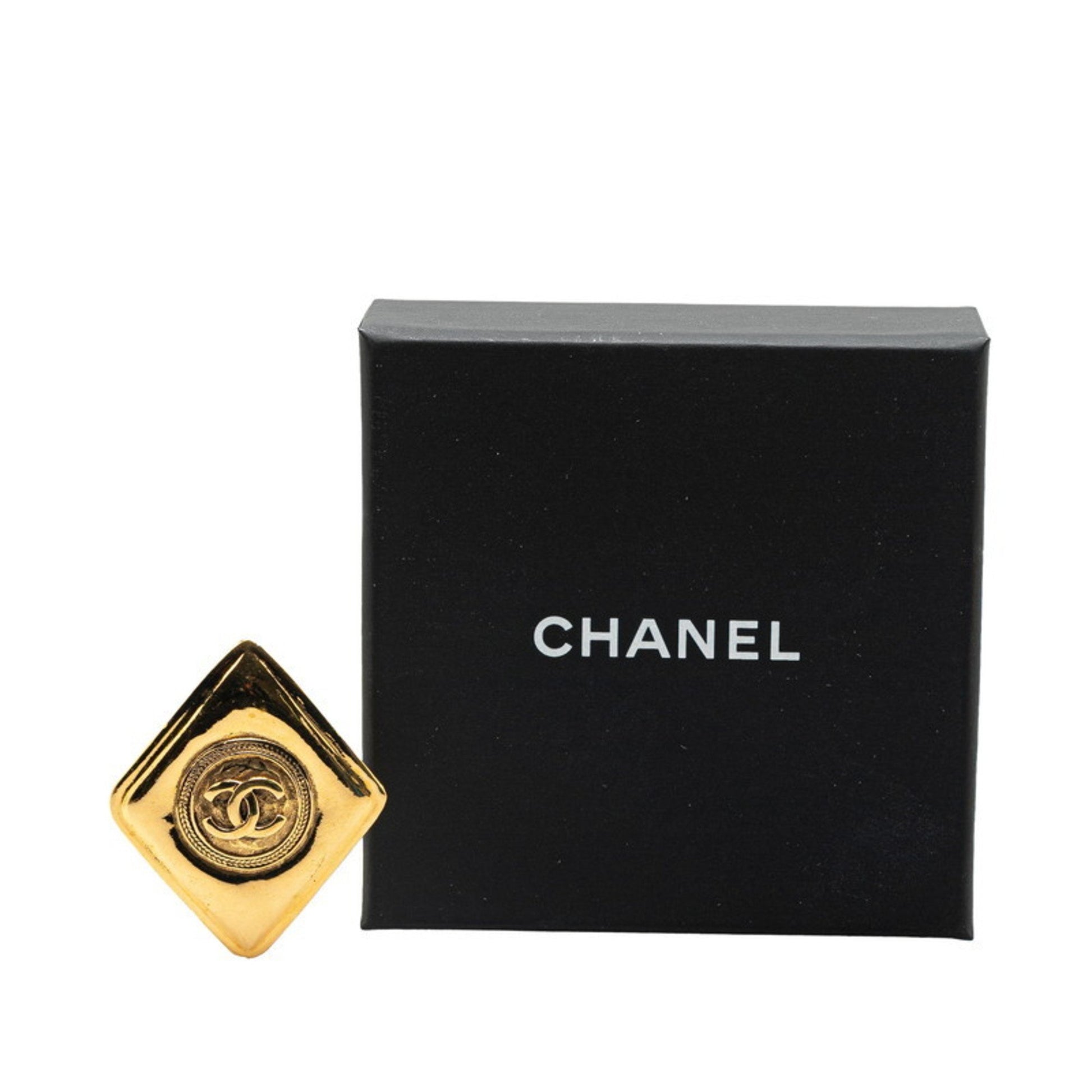 Chanel Coco Mark, Gold, Gold Plated, brooch