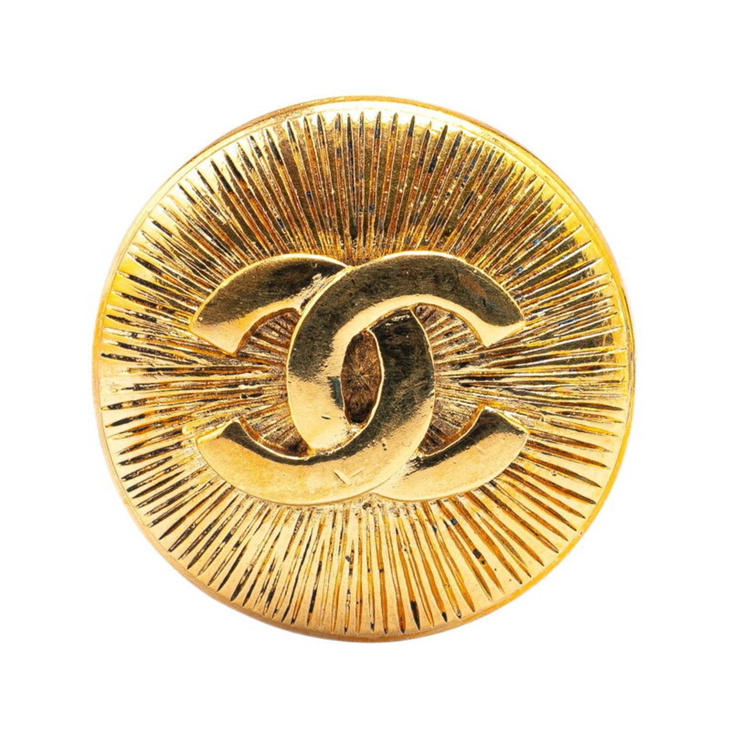 Chanel Coco Mark, Gold, Gold Plated, brooch