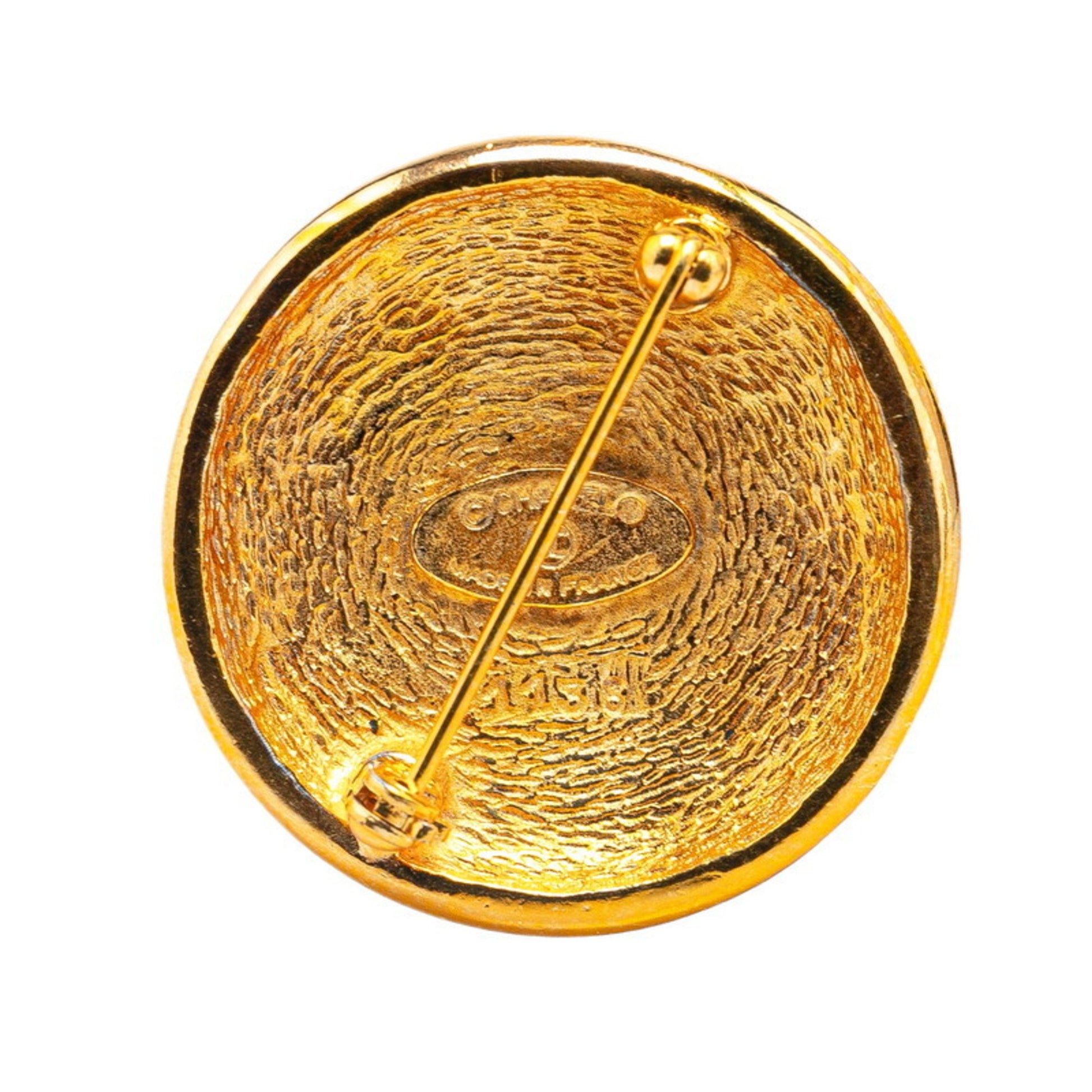 Chanel Coco Mark, Gold, Gold Plated, brooch