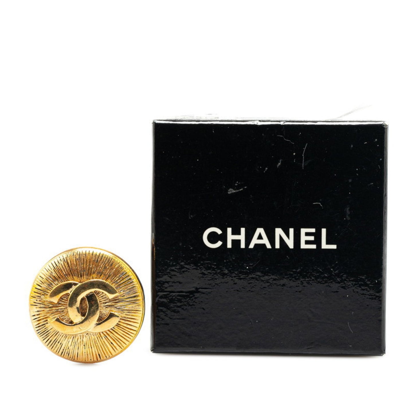 Chanel Coco Mark, Gold, Gold Plated, brooch