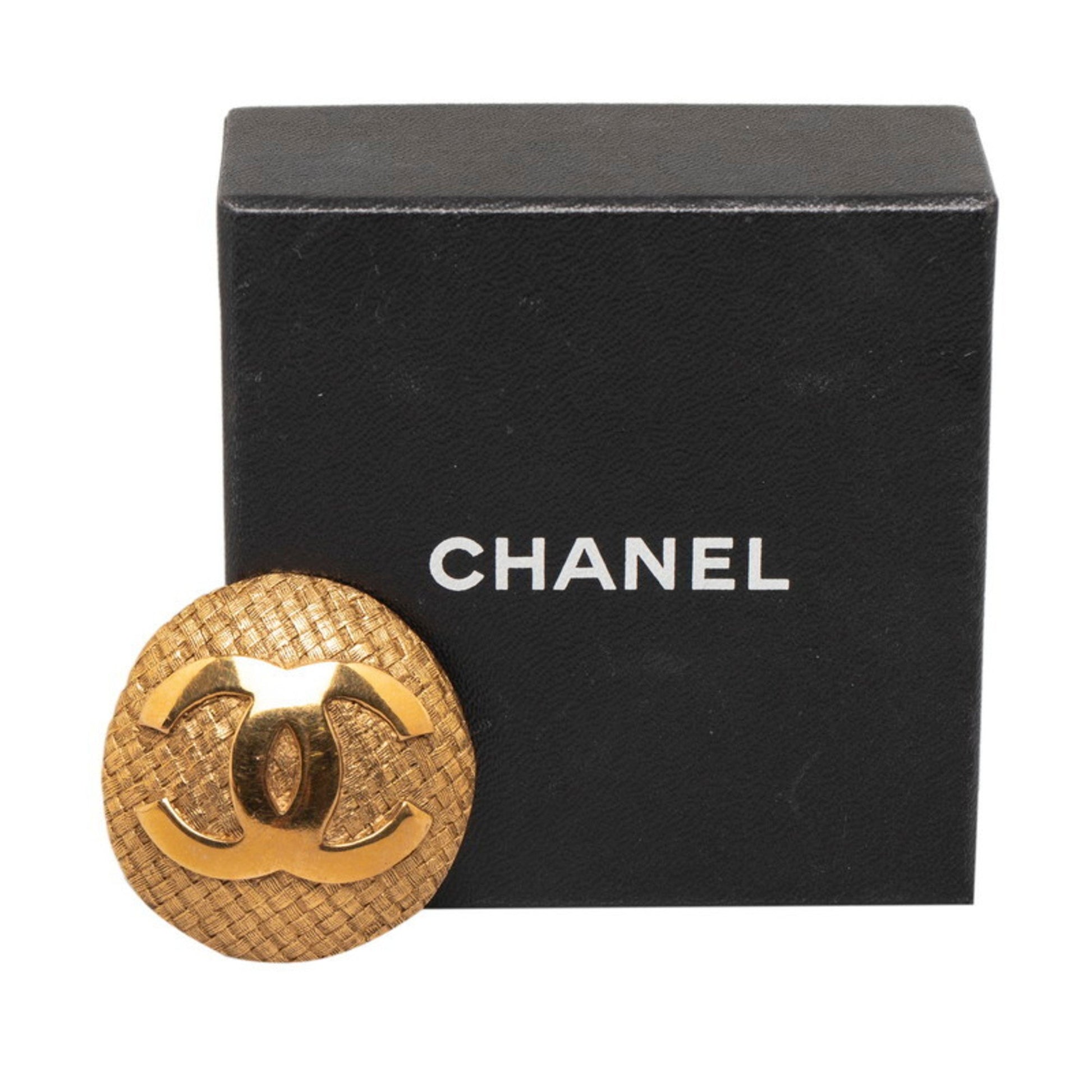 Chanel Coco Mark, Gold, Gold Plated, brooch