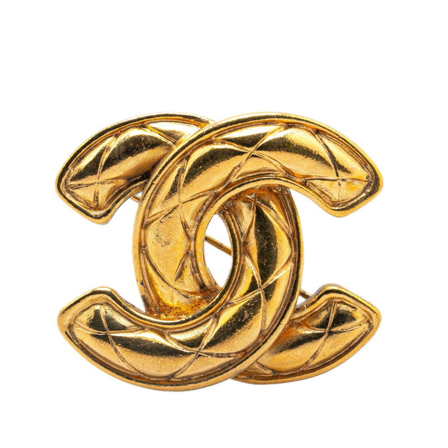 Chanel Coco Mark, Gold, Gold Plated, brooch