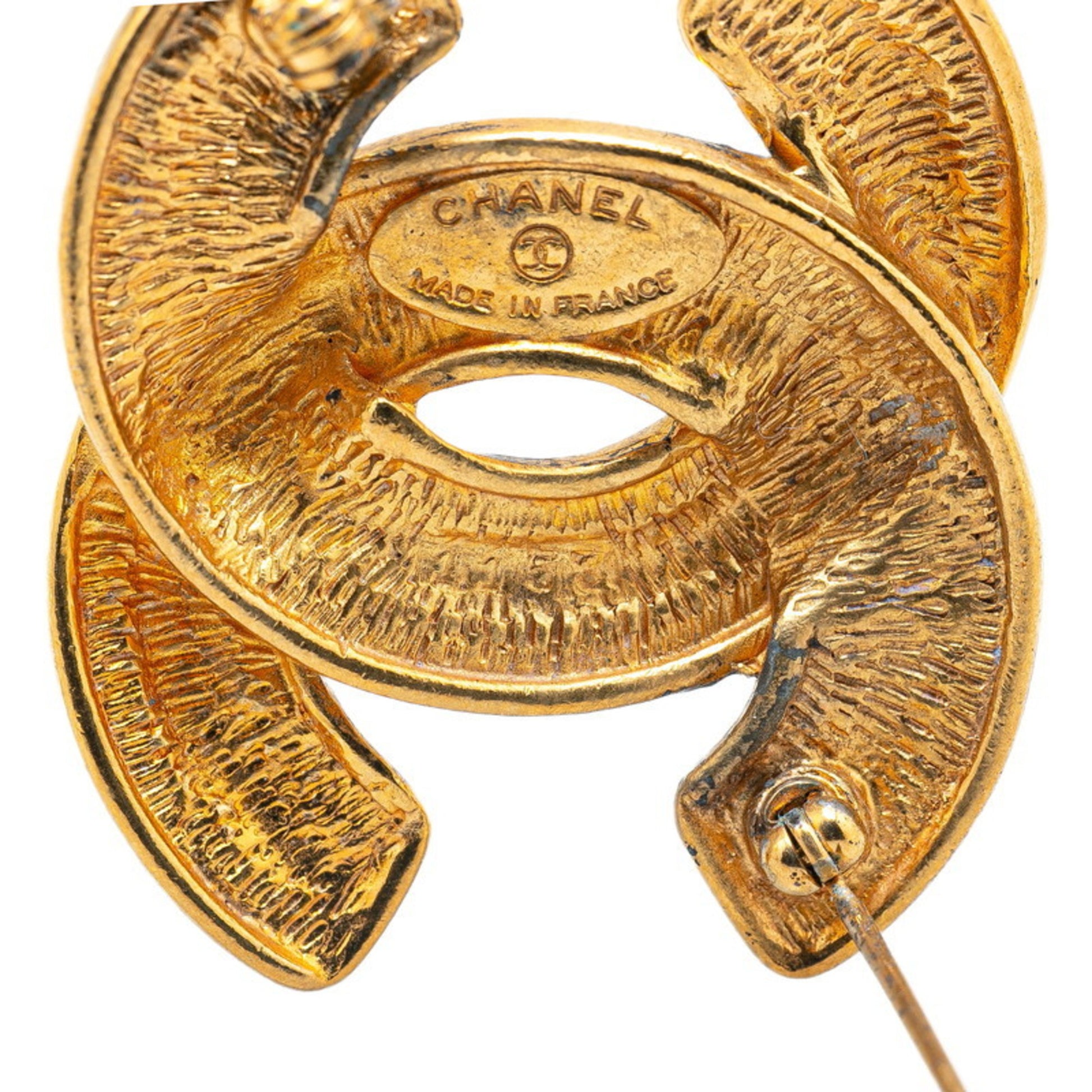 Chanel Coco Mark, Gold, Gold Plated, brooch