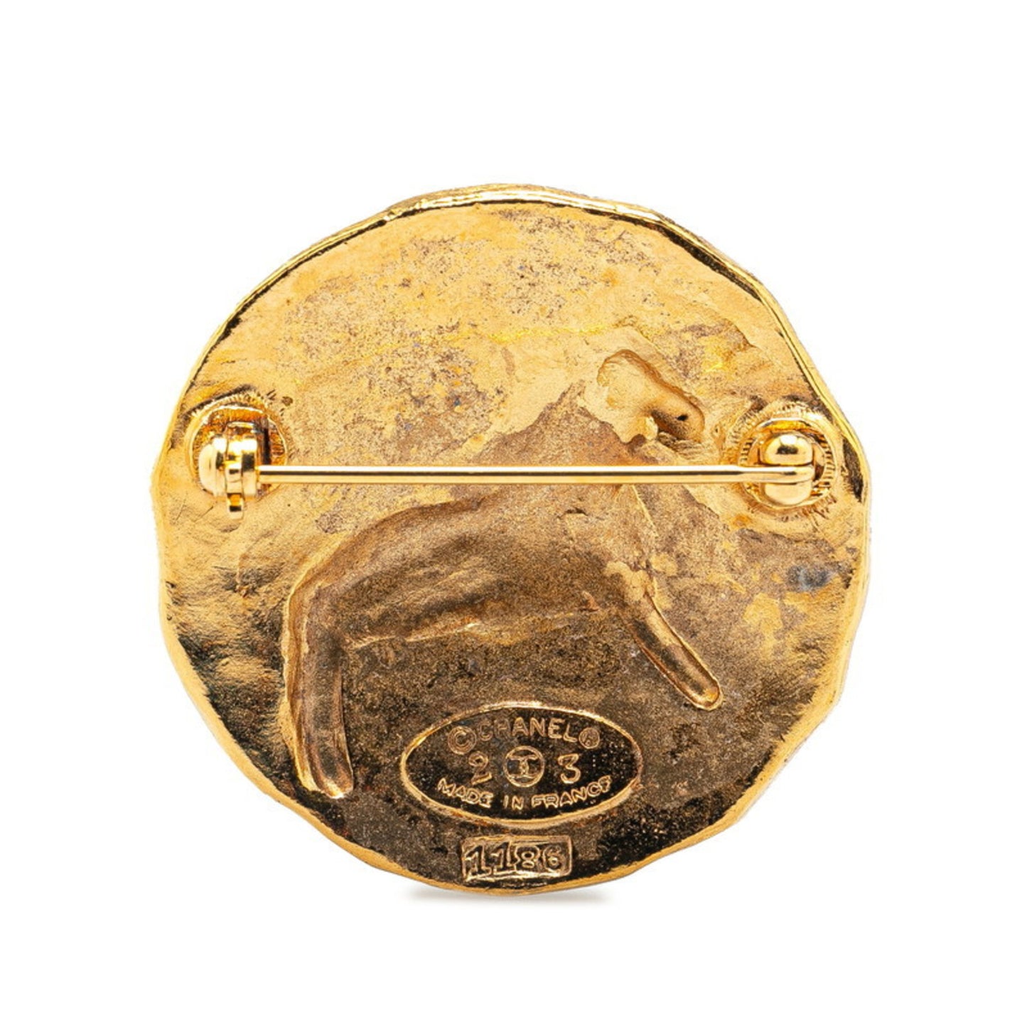 Chanel, Gold, Gold Plated, brooch