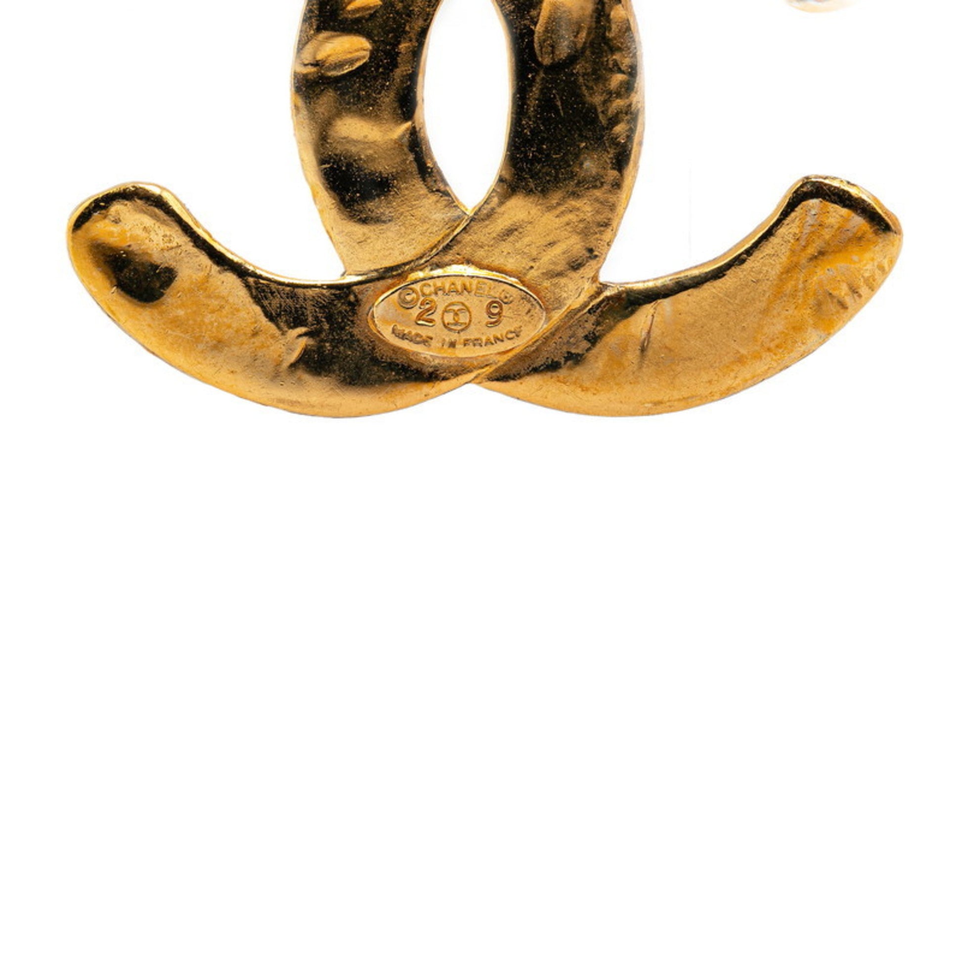 Chanel Coco Mark, Gold, Gold Plated, brooch