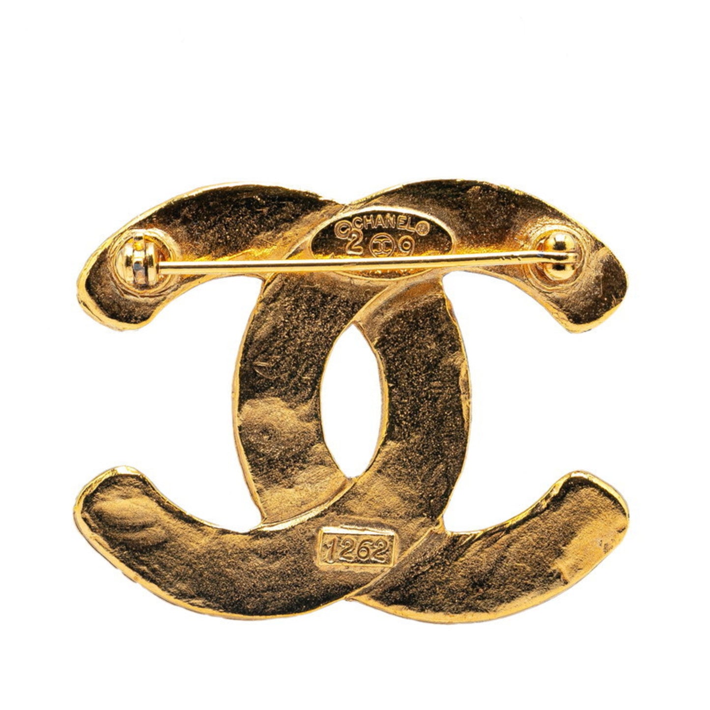 Chanel Coco Mark, Gold, Gold Plated, brooch