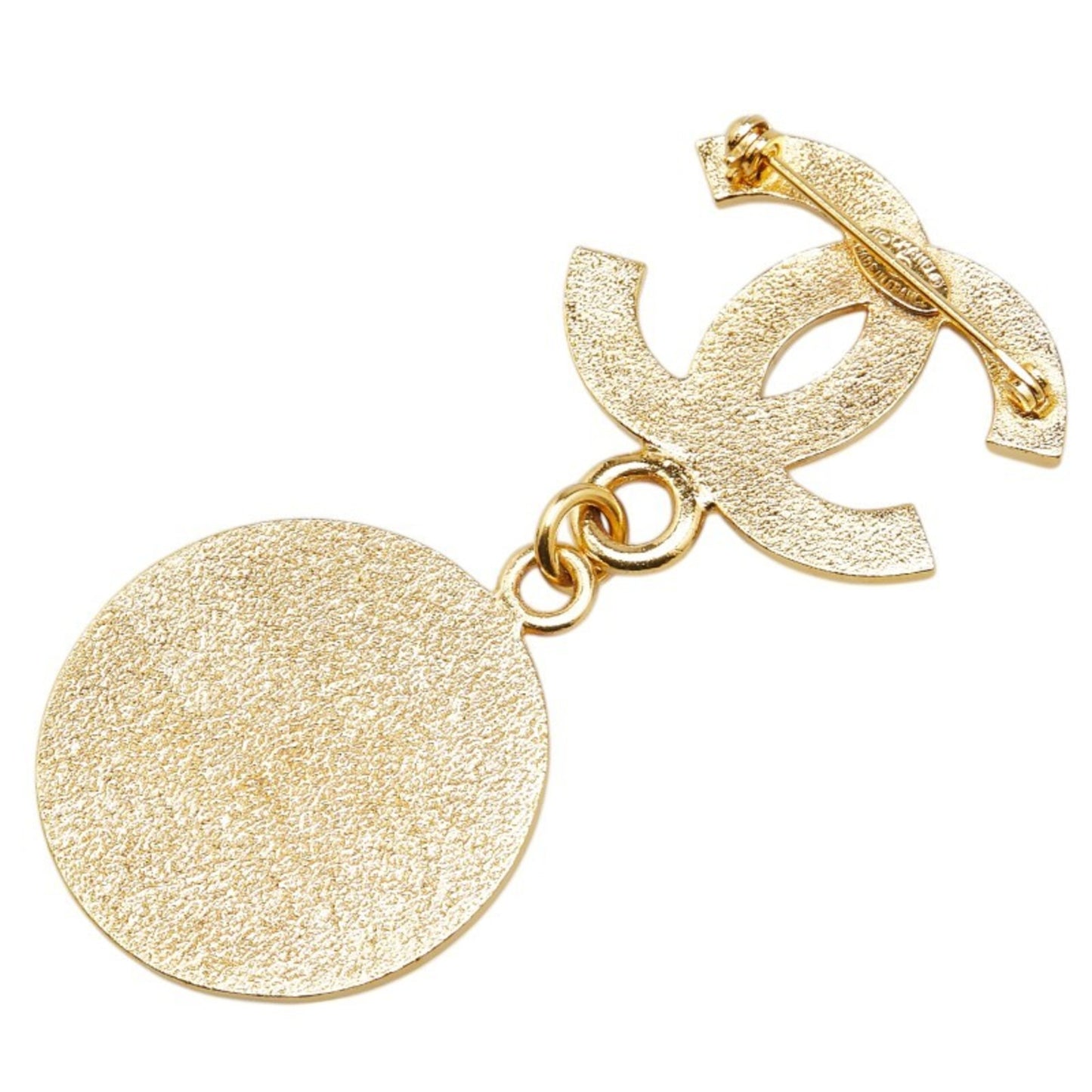 Chanel Coco Mark, Gold, Gold Plated, brooch