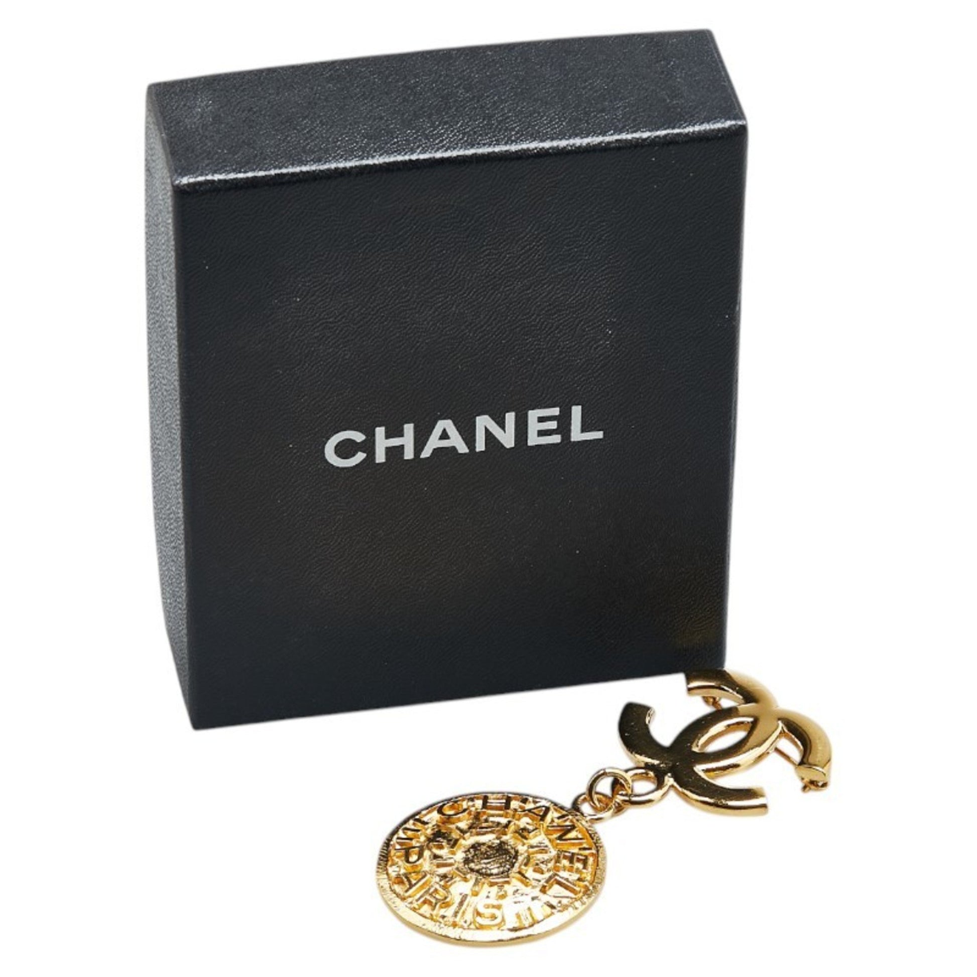 Chanel Coco Mark, Gold, Gold Plated, brooch