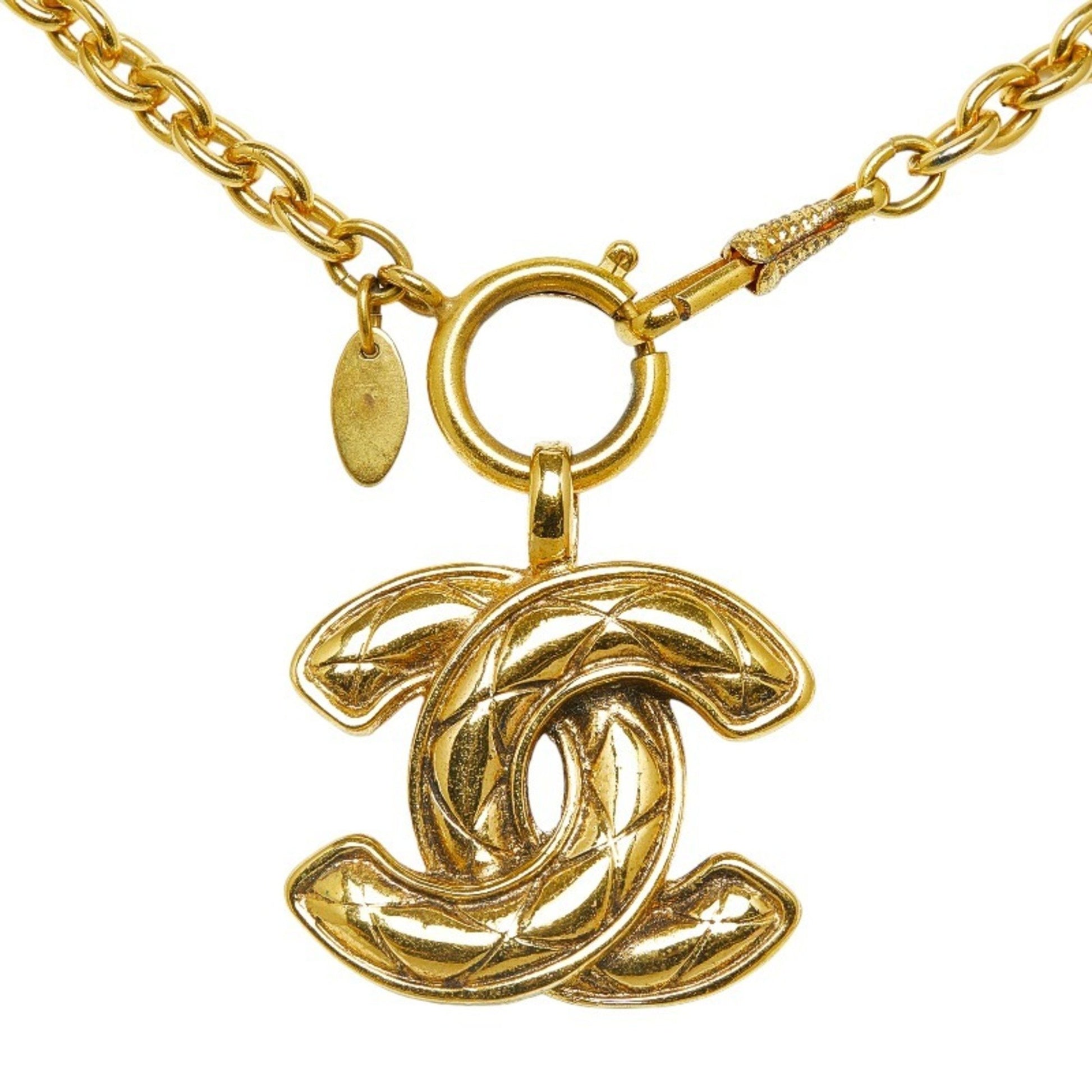 Chanel Coco Mark, Gold, Gold Plated, necklace