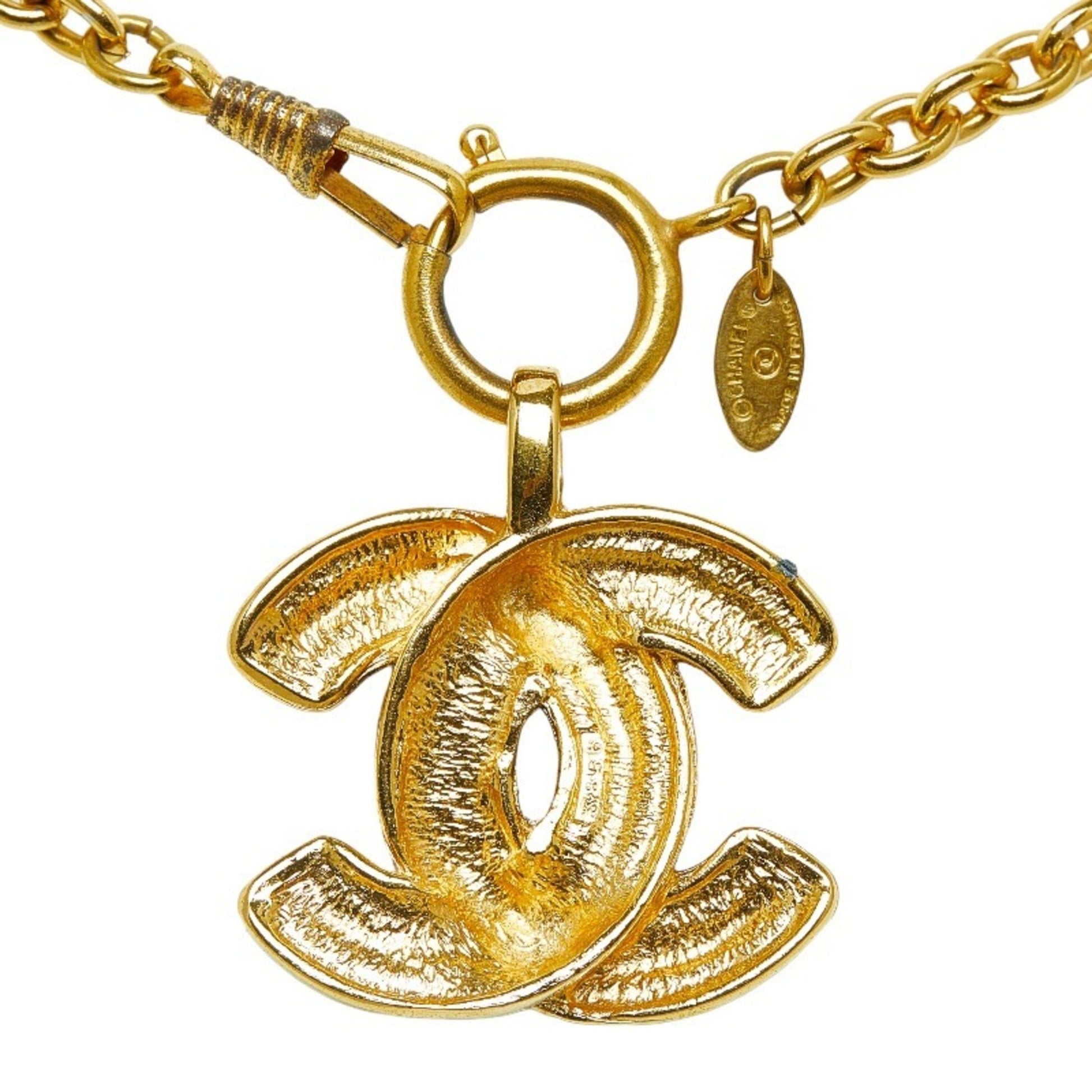 Chanel Coco Mark, Gold, Gold Plated, necklace