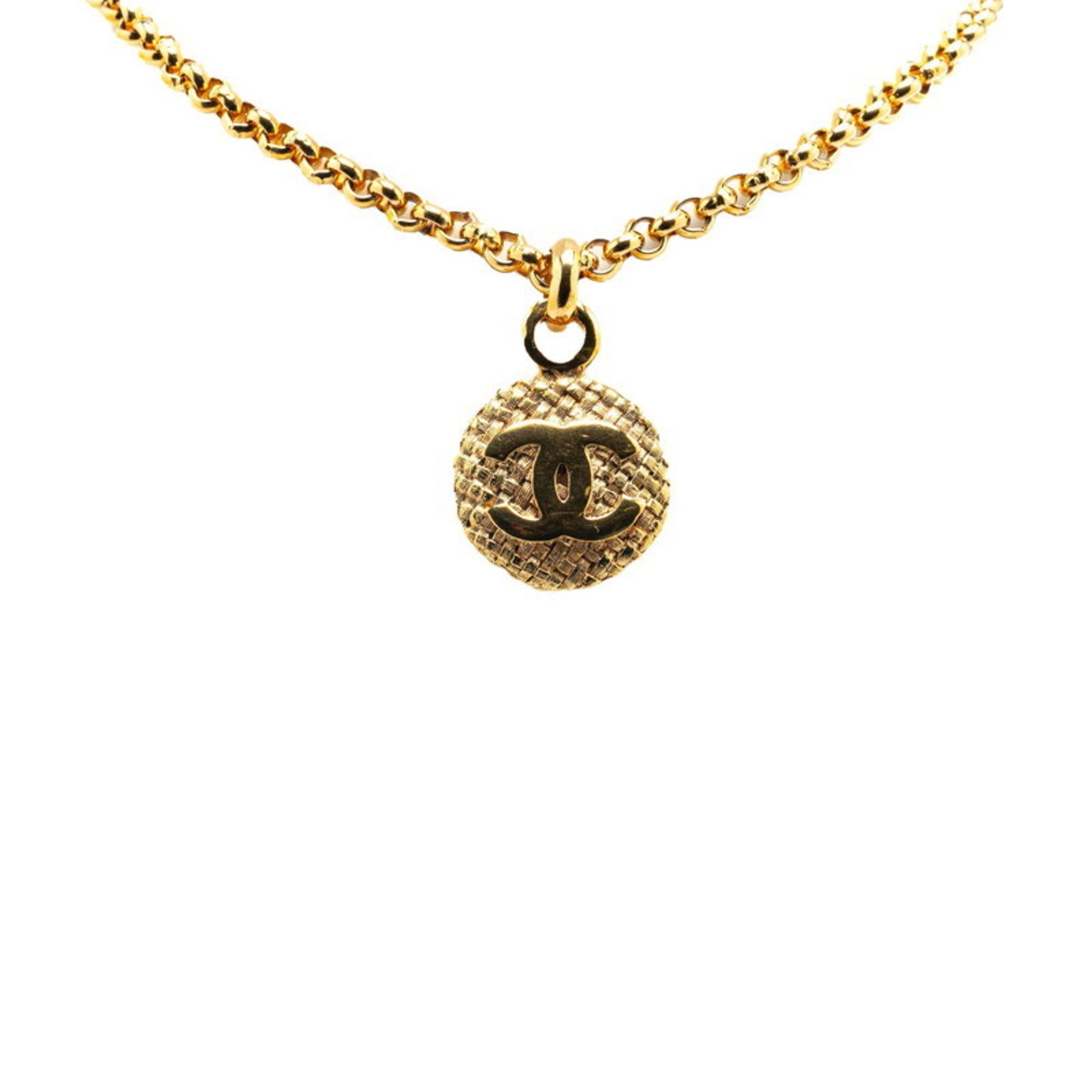 Chanel Coco Mark, Gold, Gold Plated, necklace