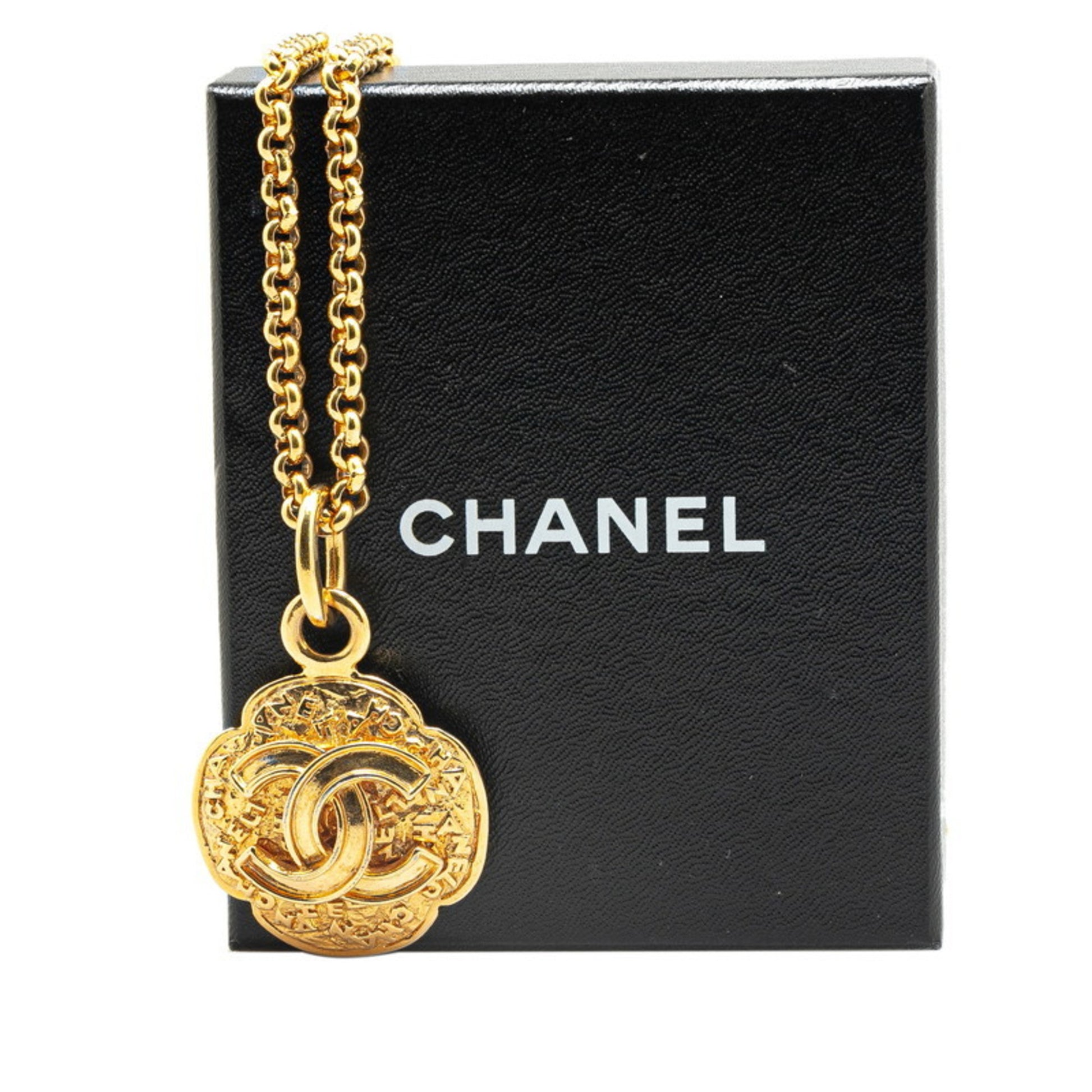 Chanel Coco Mark, Gold, Gold Plated, necklace