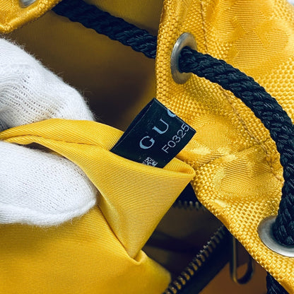Gucci Off the grid, Yellow, Synthetic, backpack
