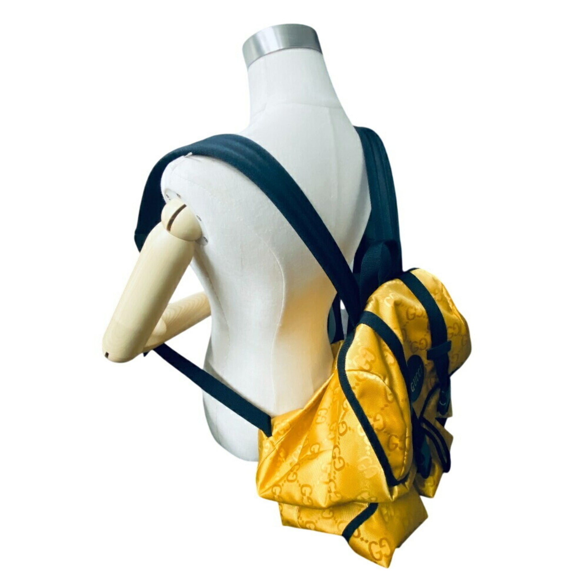 Gucci Off the grid, Yellow, Synthetic, backpack