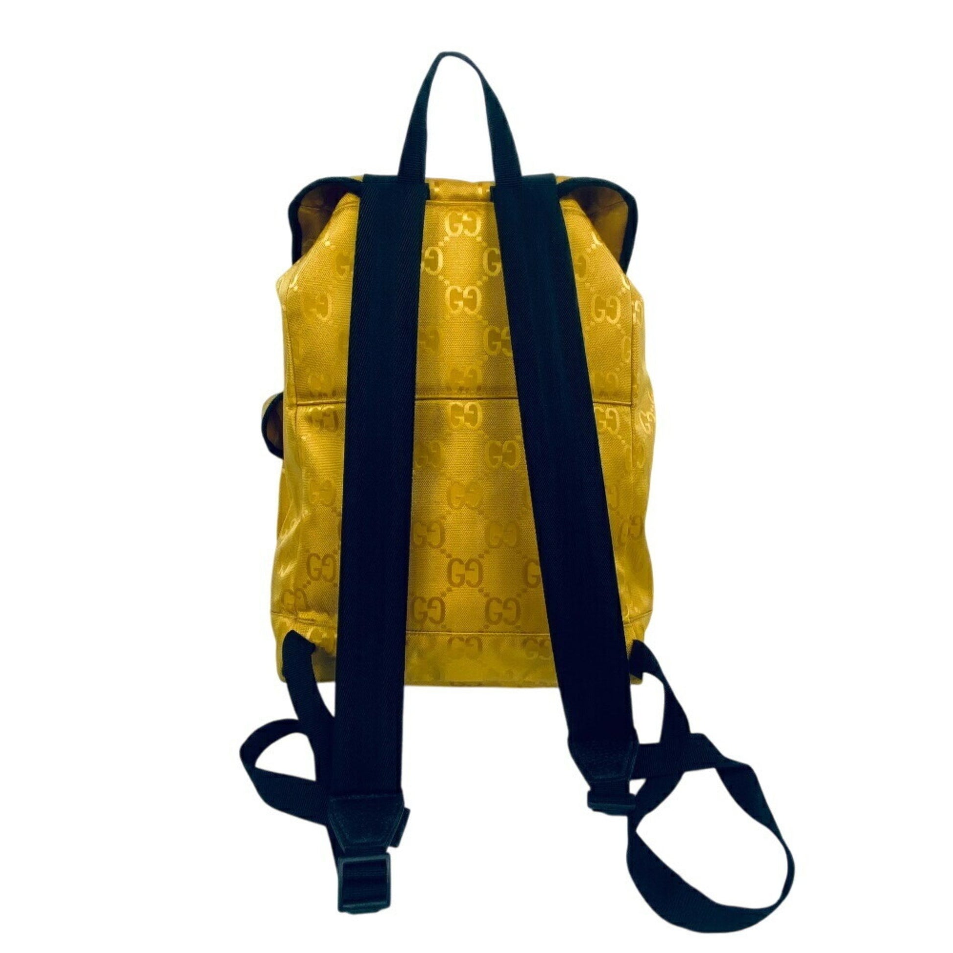 Gucci Off the grid, Yellow, Synthetic, backpack