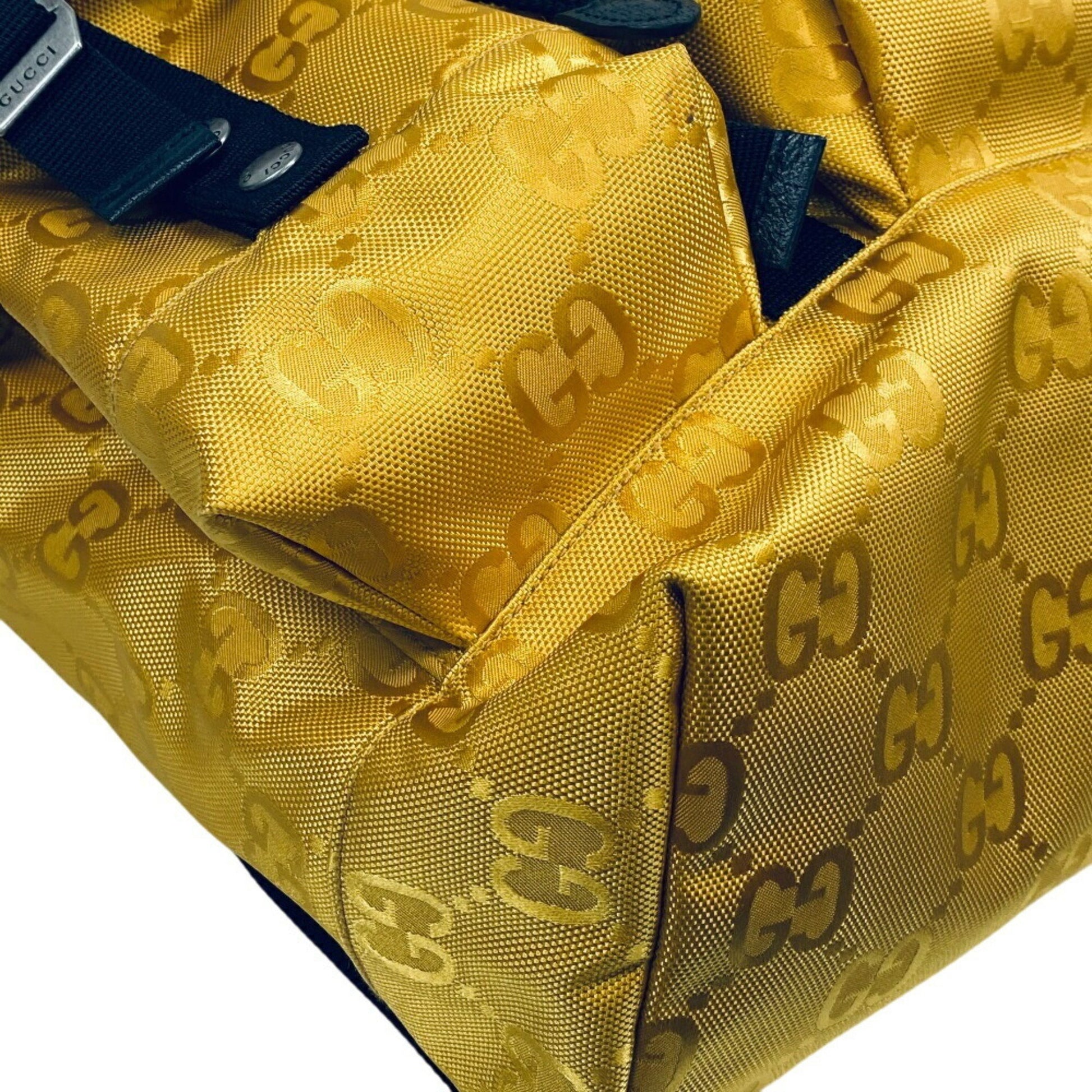 Gucci Off the grid, Yellow, Synthetic, backpack