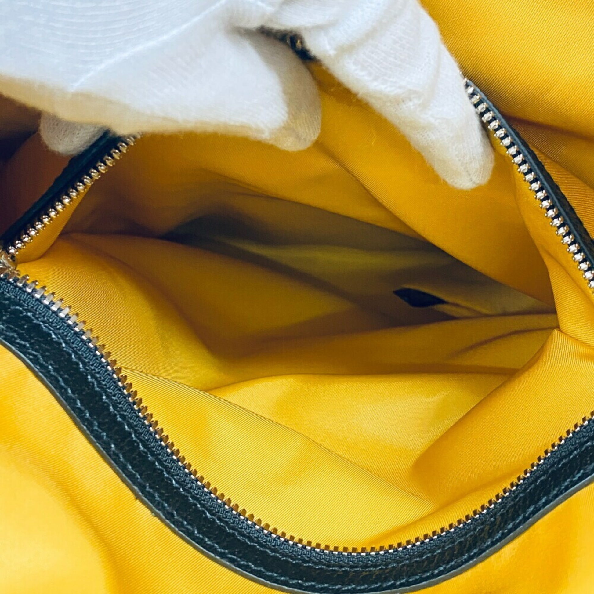 Gucci Off the grid, Yellow, Synthetic, backpack