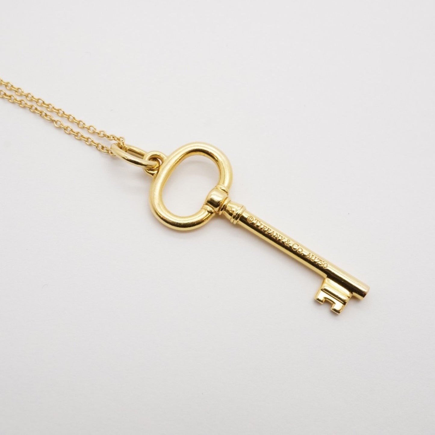 Tiffany & Co Key, Gold, Yellow Gold, necklace