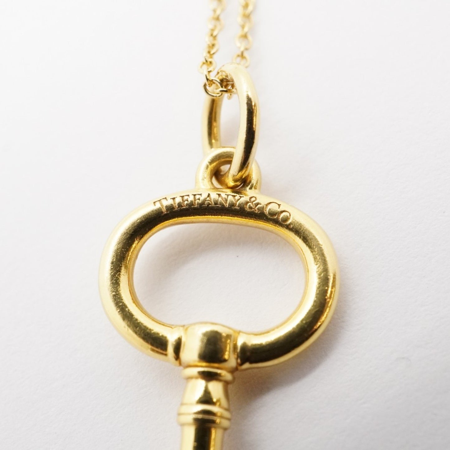 Tiffany & Co Key, Gold, Yellow Gold, necklace