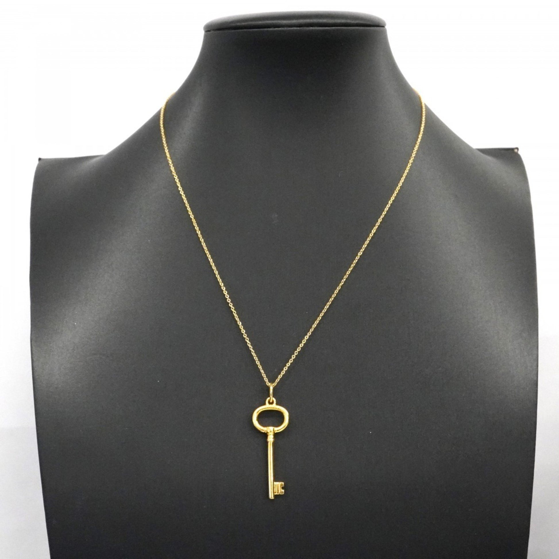 Tiffany & Co Key, Gold, Yellow Gold, necklace