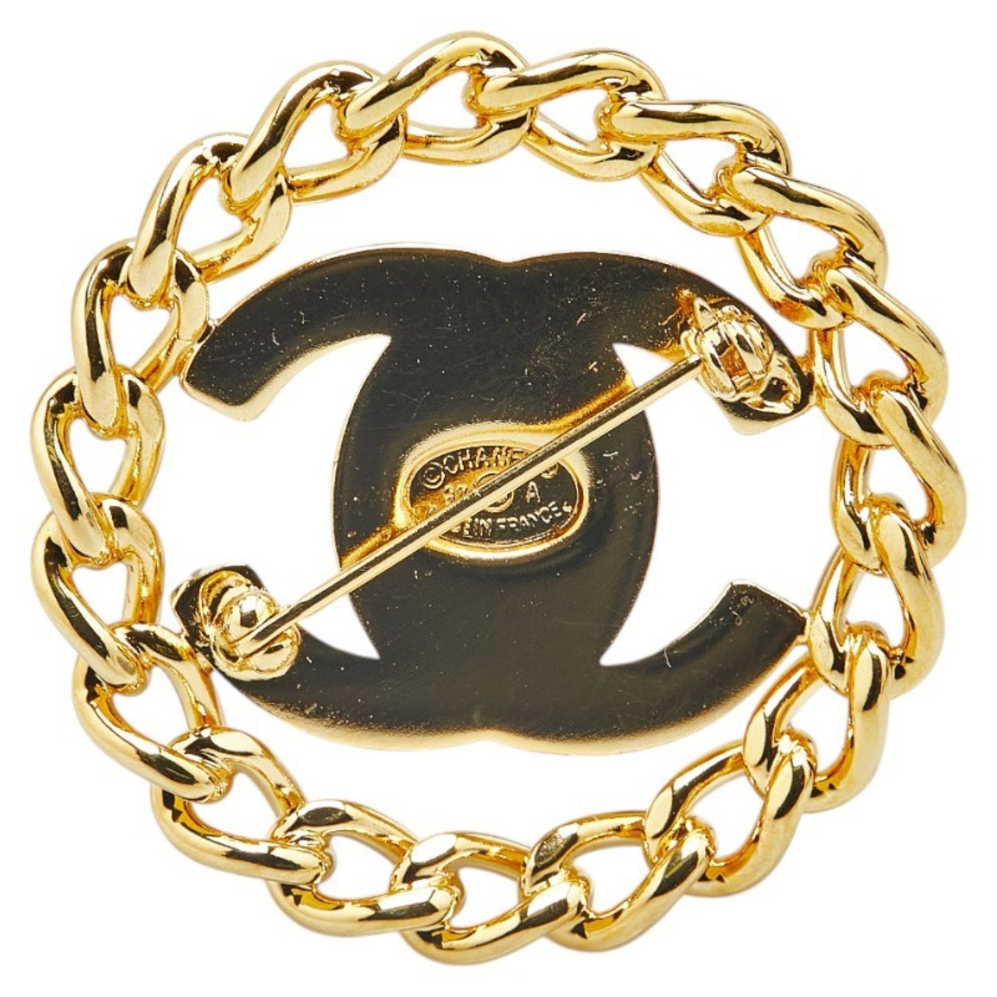 Chanel Coco Mark, Gold, Gold Plated, brooch