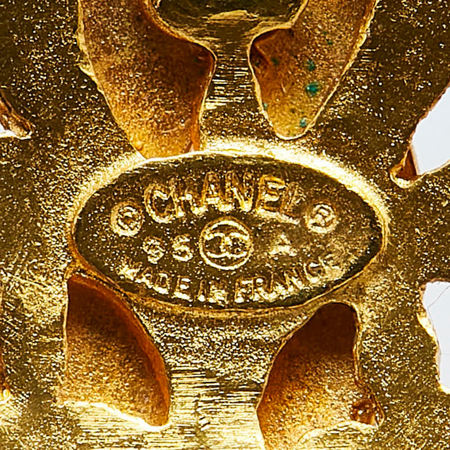 Chanel Coco Mark, Gold, Gold Plated, brooch