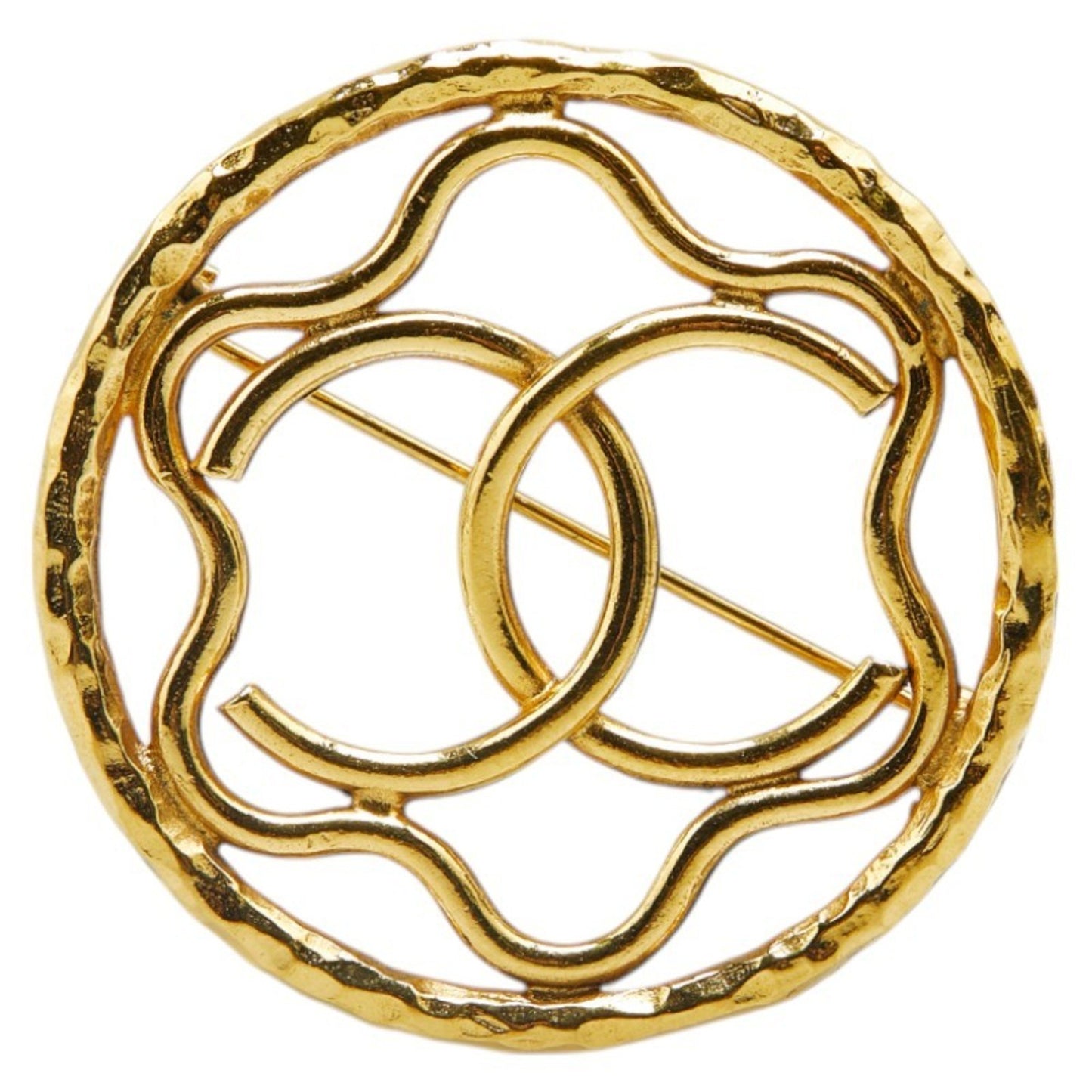 Chanel Coco Mark, Gold, Gold Plated, brooch