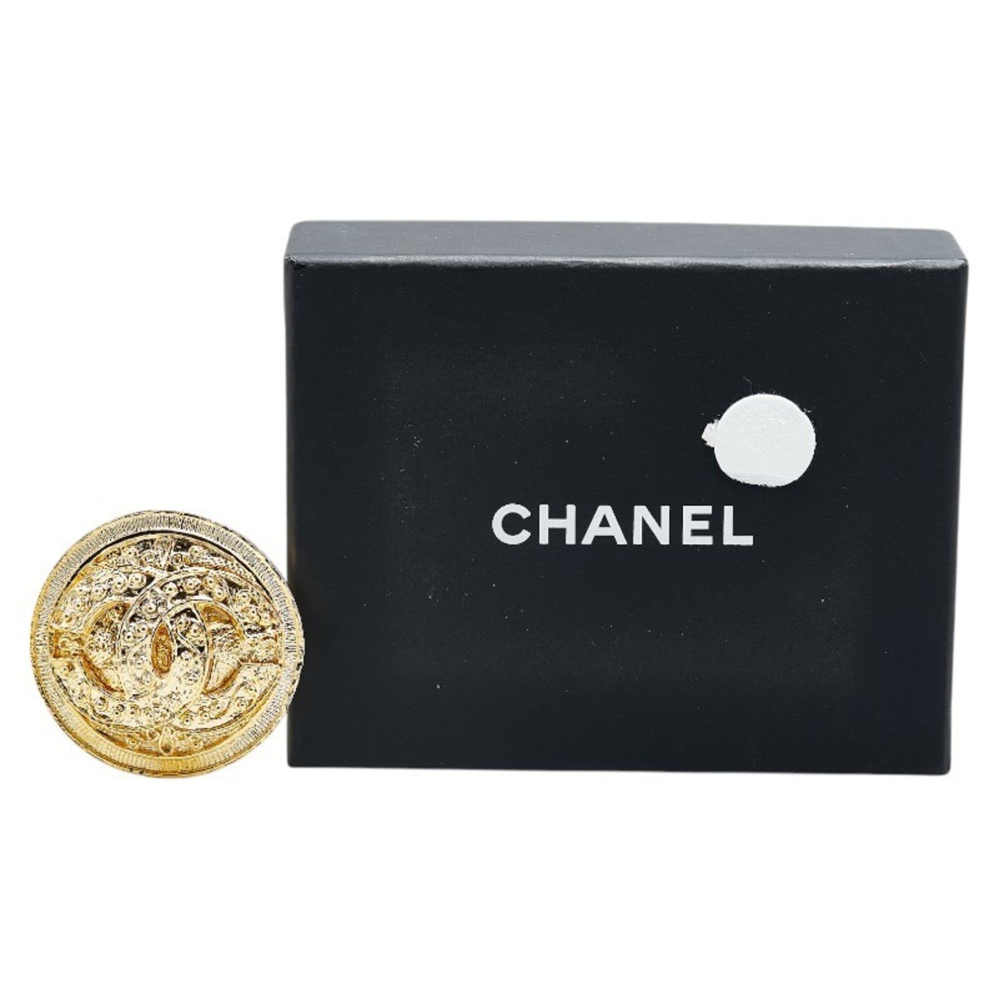 Chanel Coco Mark, Gold, Gold Plated, brooch