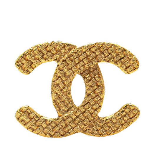 Chanel Coco Mark, Gold, Gold Plated, brooch