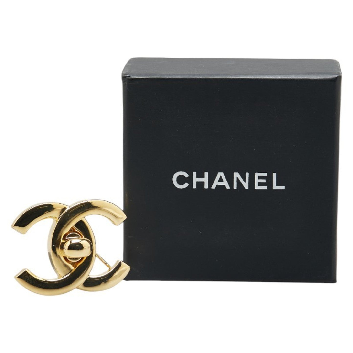 Chanel Coco Mark, Gold, Gold Plated, brooch