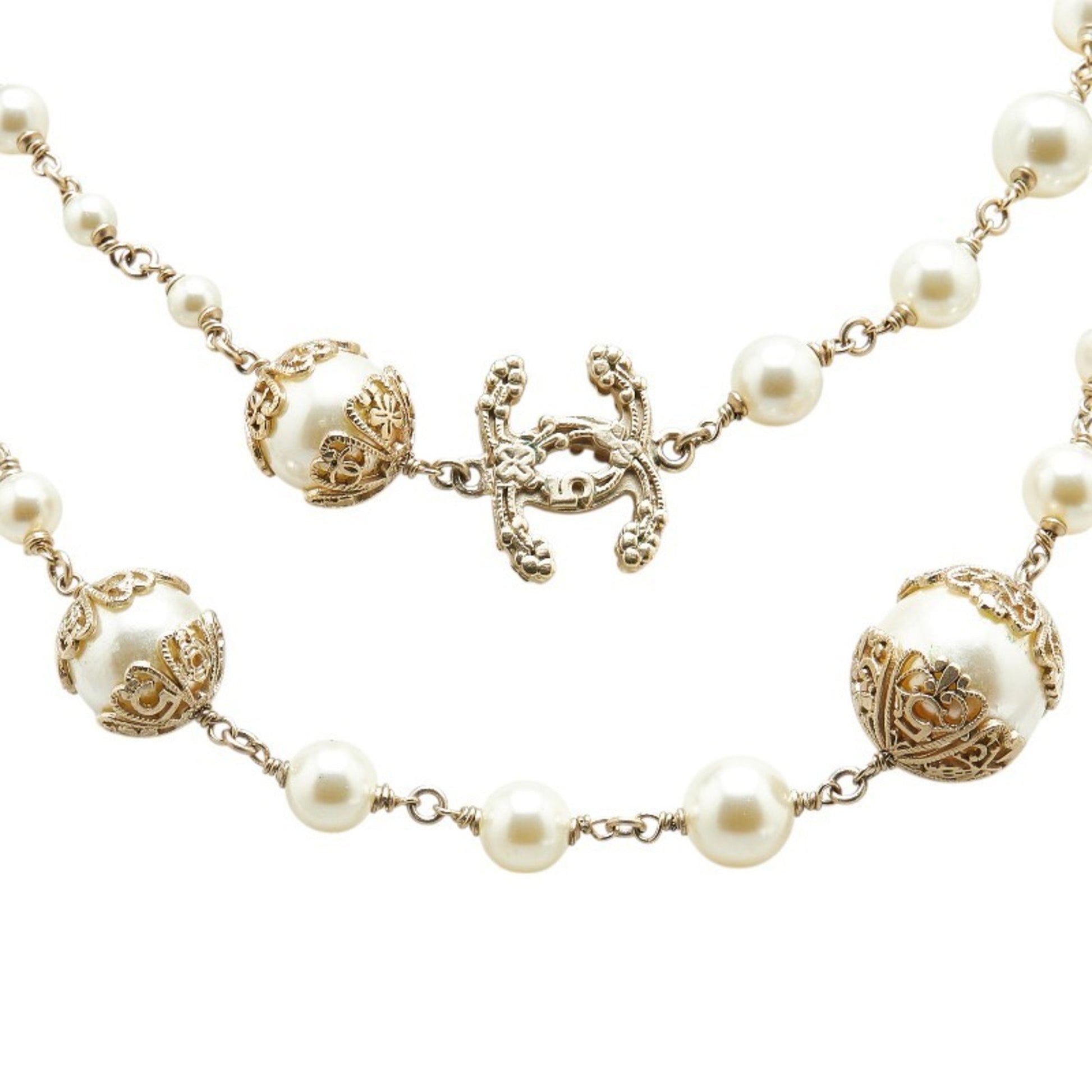 Chanel Coco Mark, Gold, Gold Plated, necklace