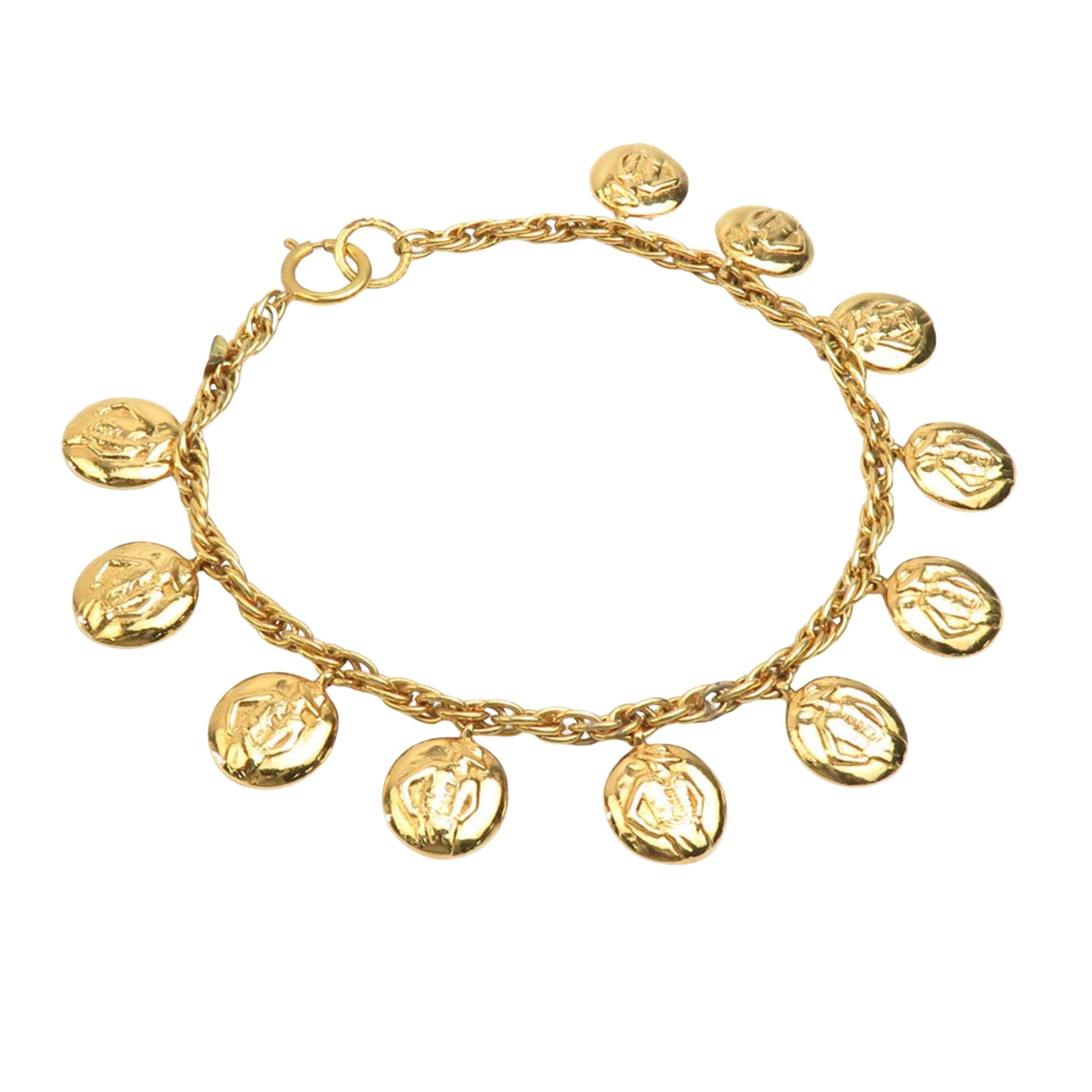 Chanel Mademoiselle, Gold, Gold Plated, necklace