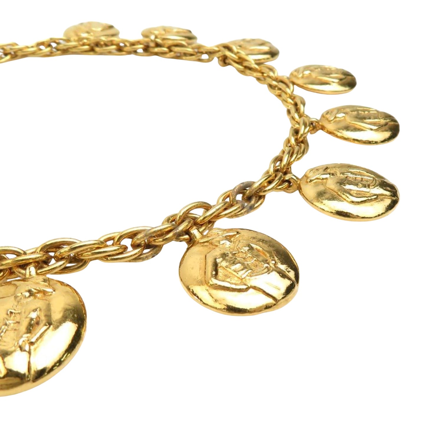 Chanel Mademoiselle, Gold, Gold Plated, necklace