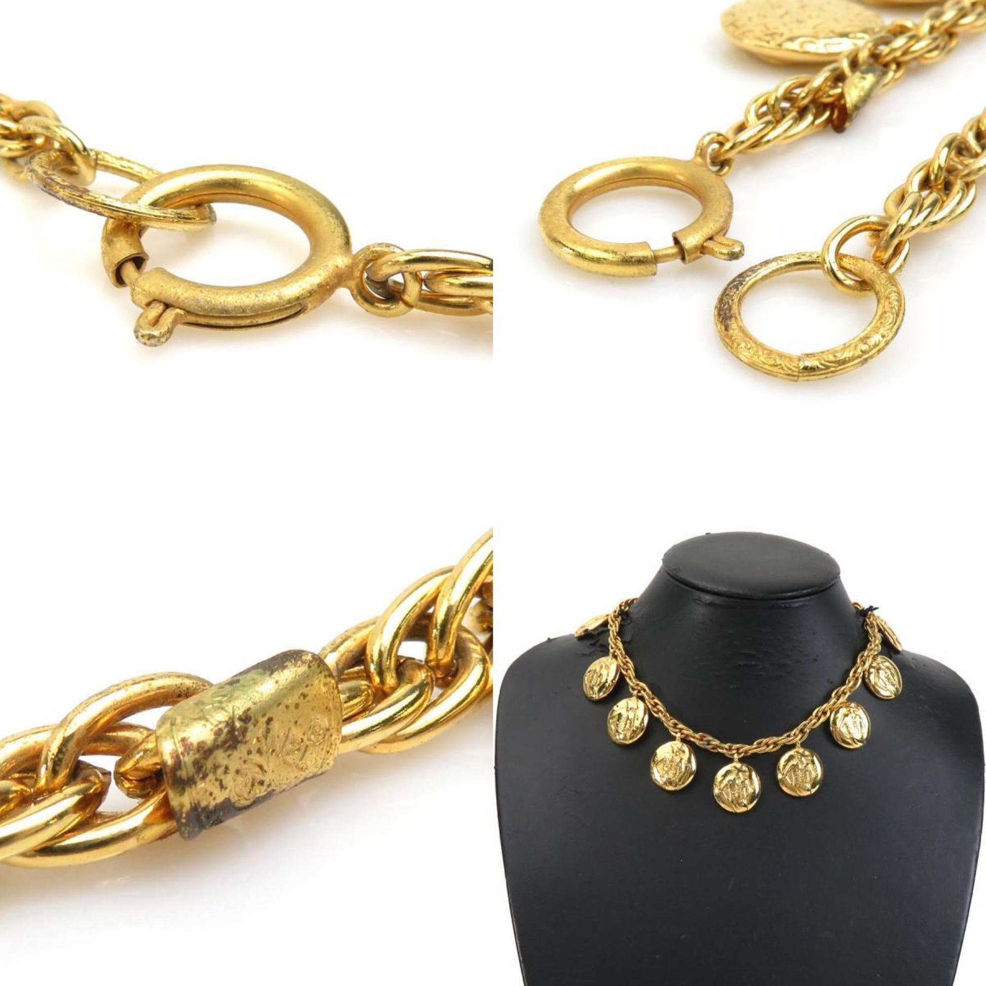 Chanel Mademoiselle, Gold, Gold Plated, necklace